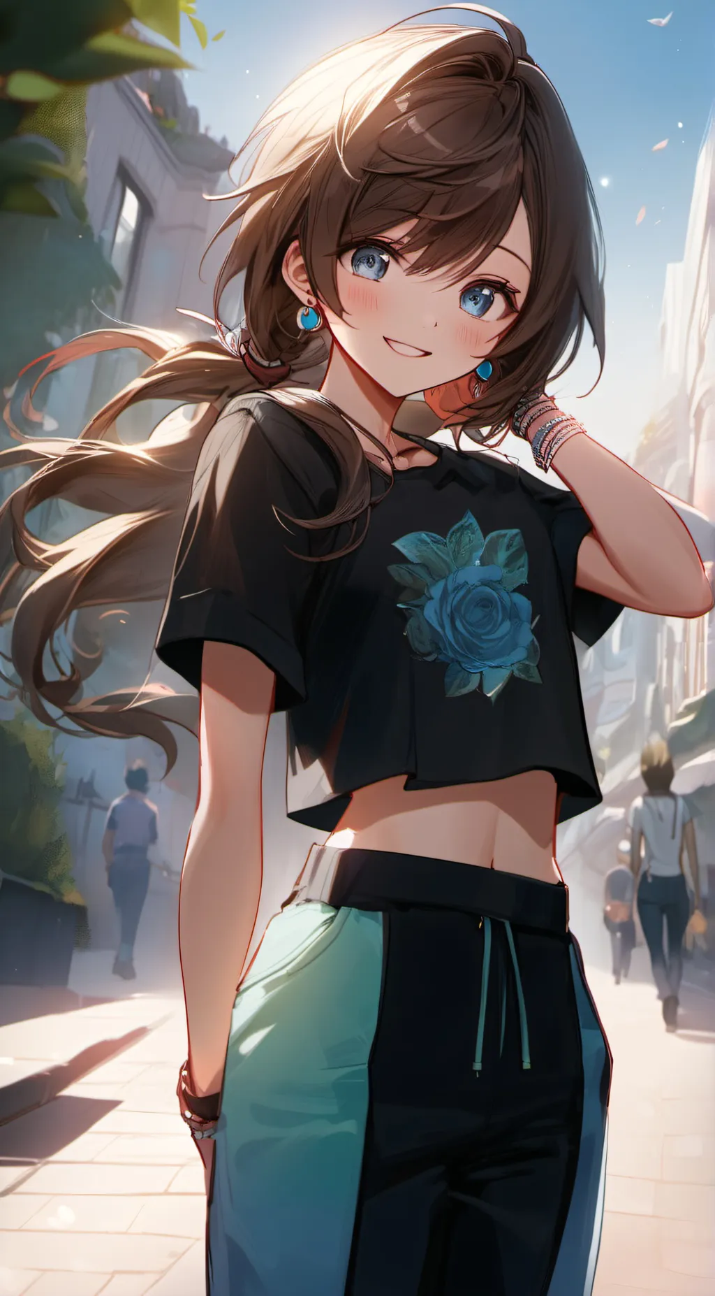 ai character: ¥ Aria ¥ background