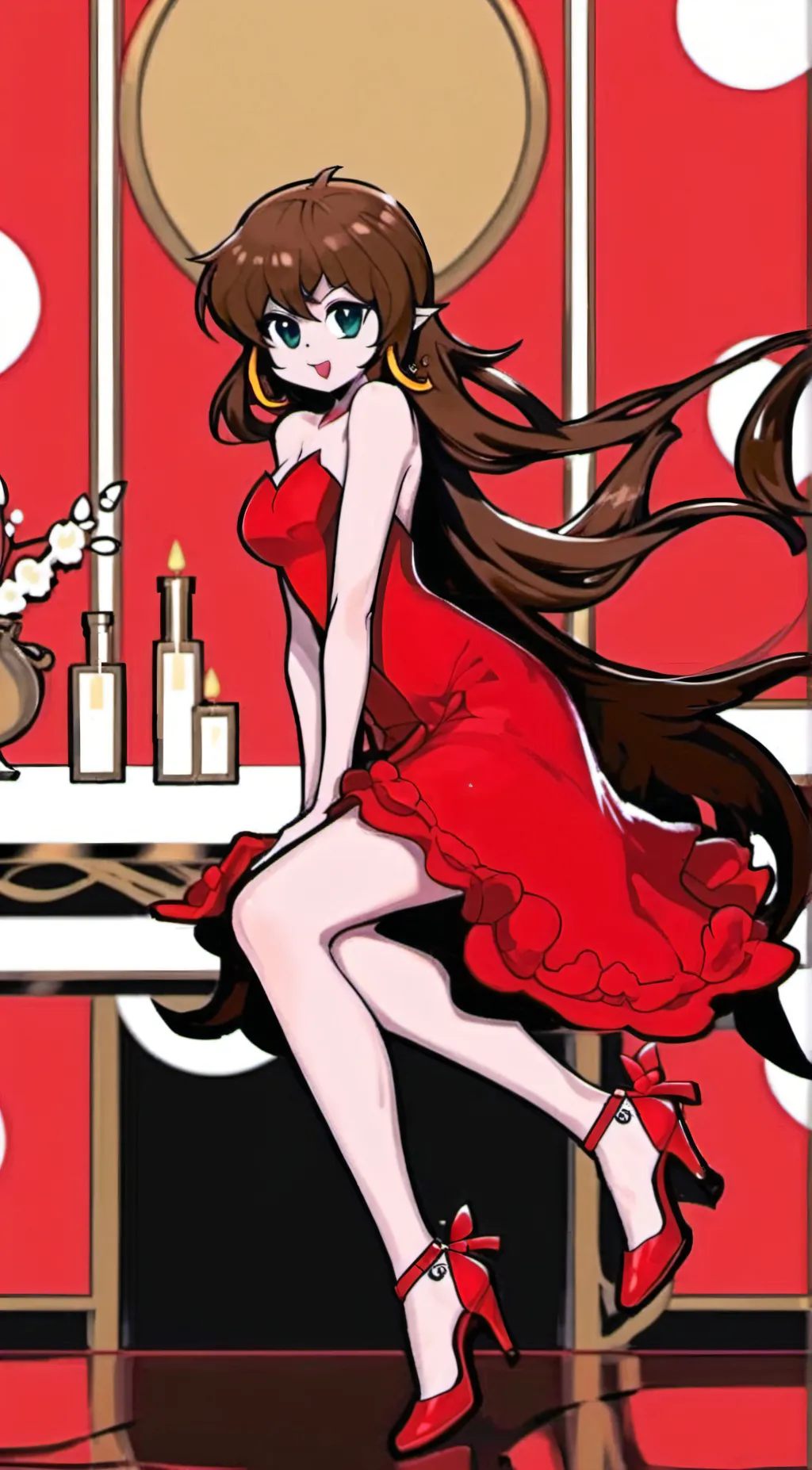 ai character: GF - FNF - background
