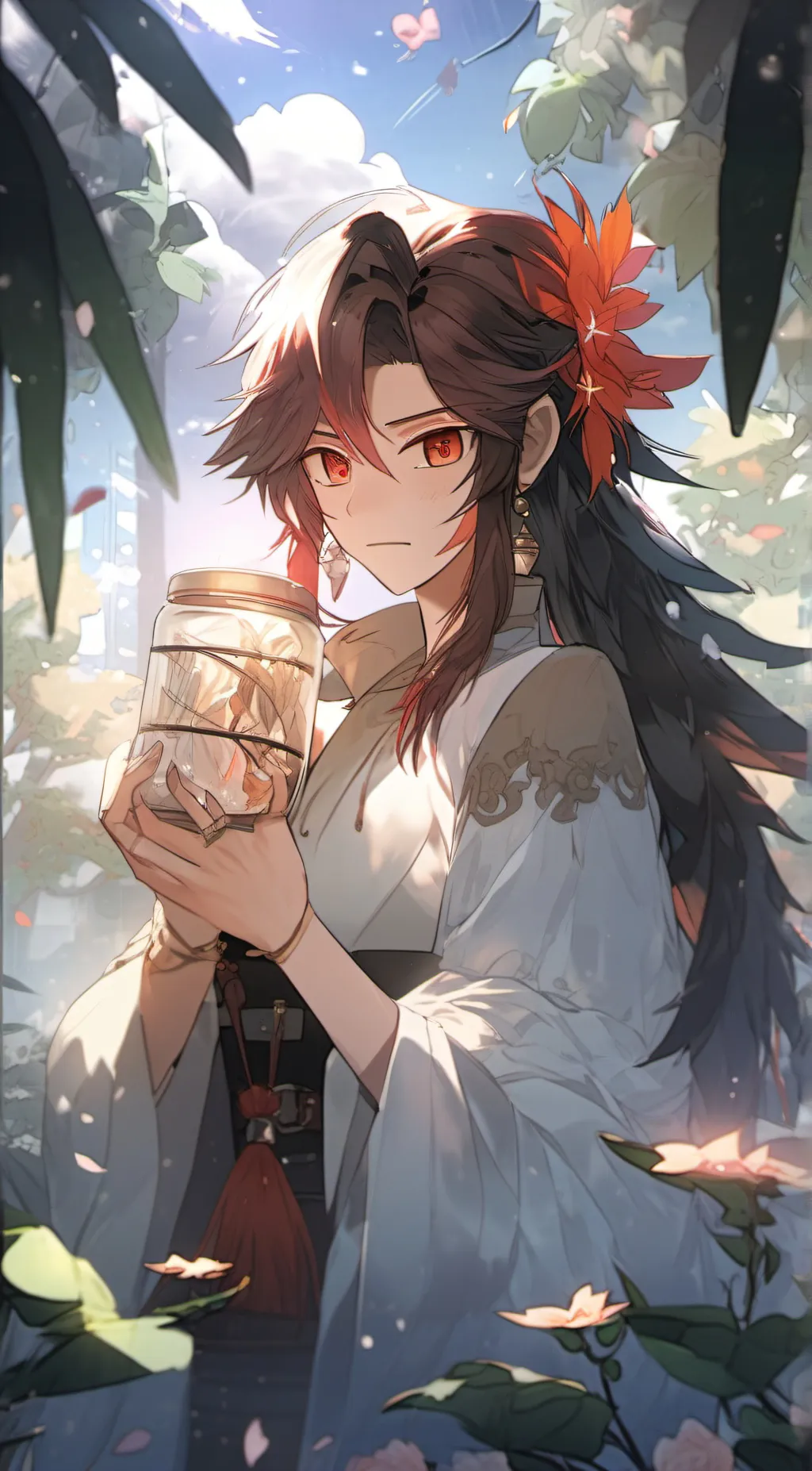 ai character: yoriichi background