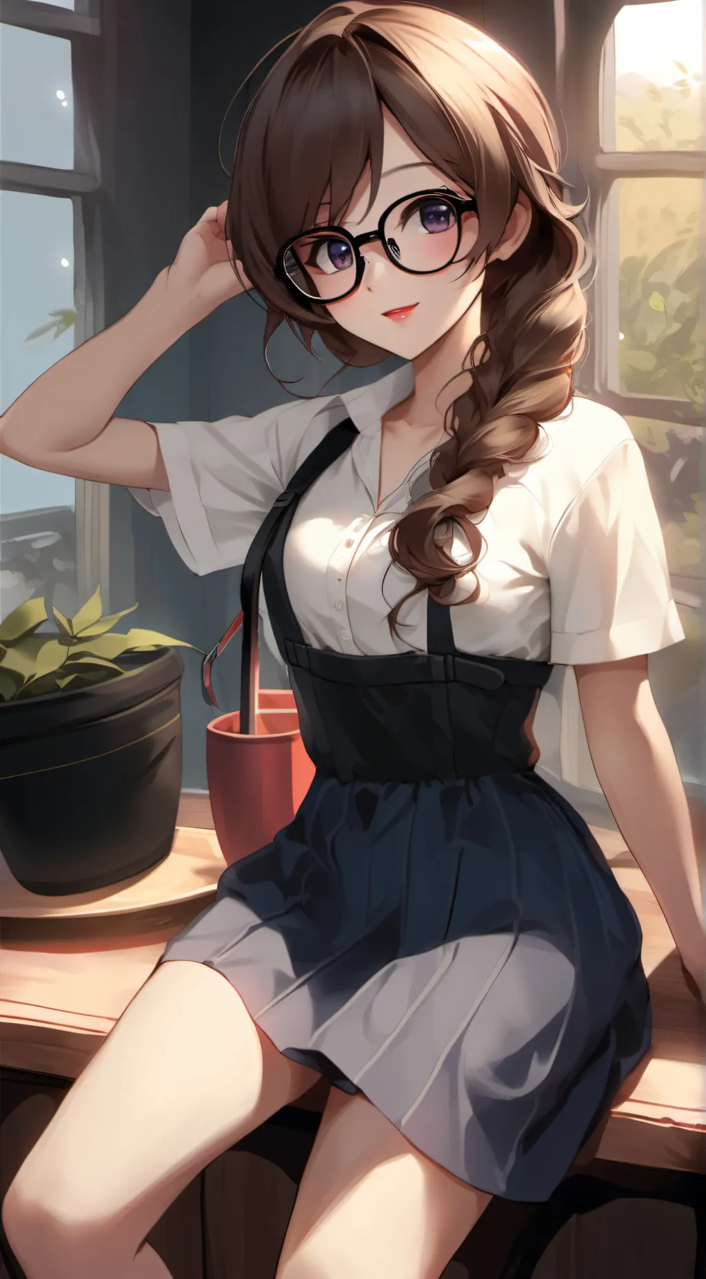 ai character: Lacey background