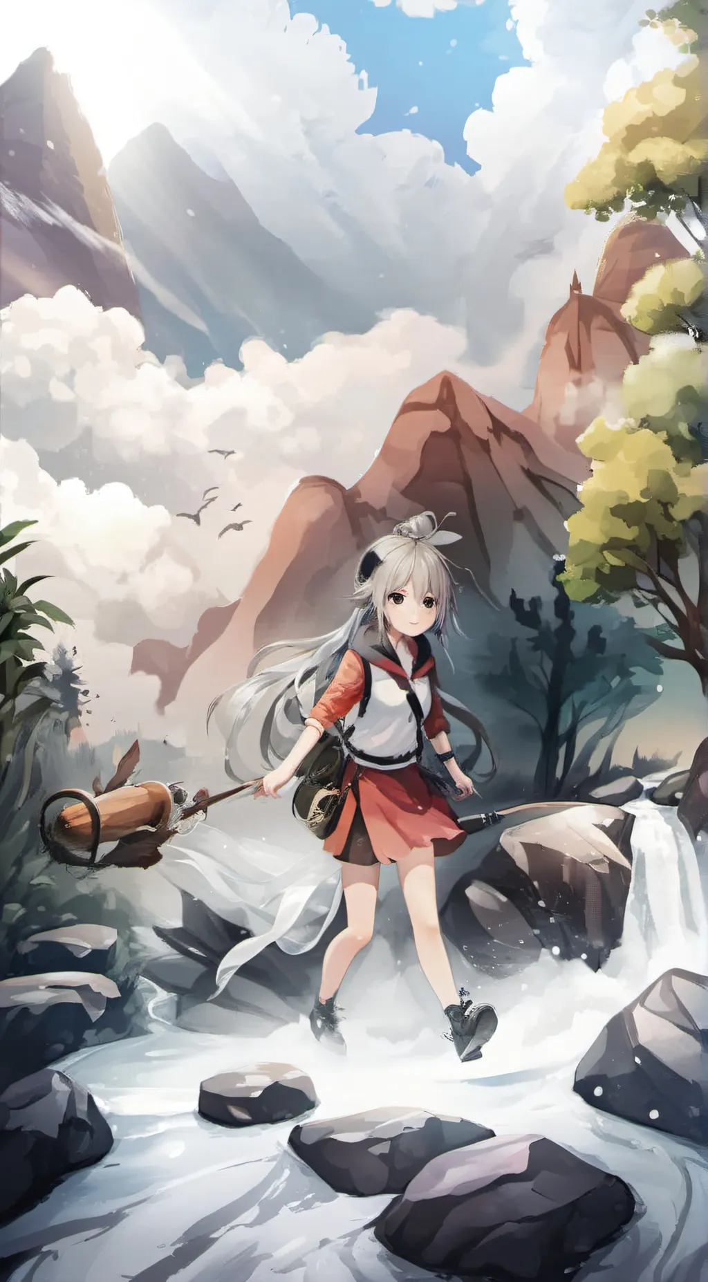 ai character: Aria background