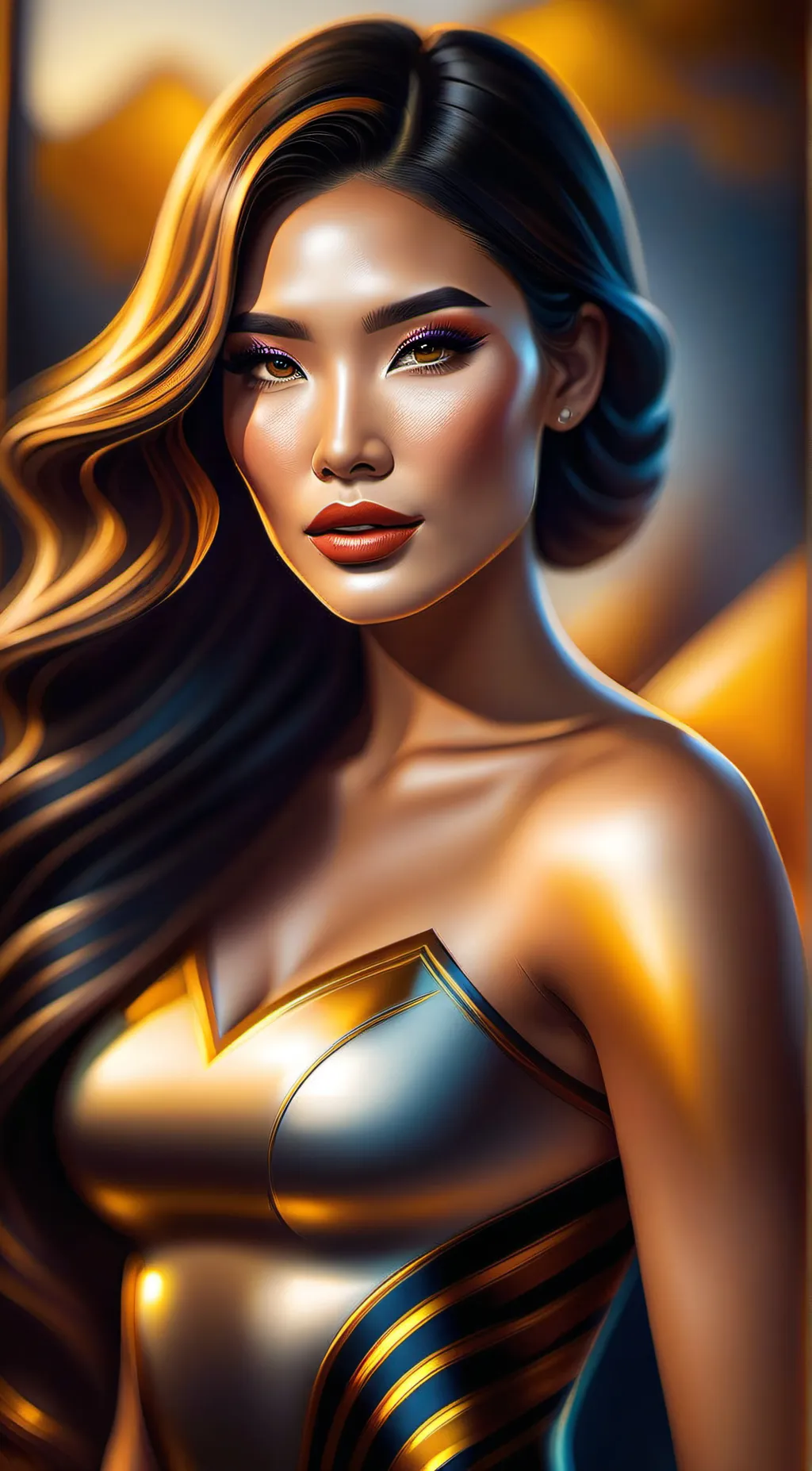 ai character: Weronica Anderson  background