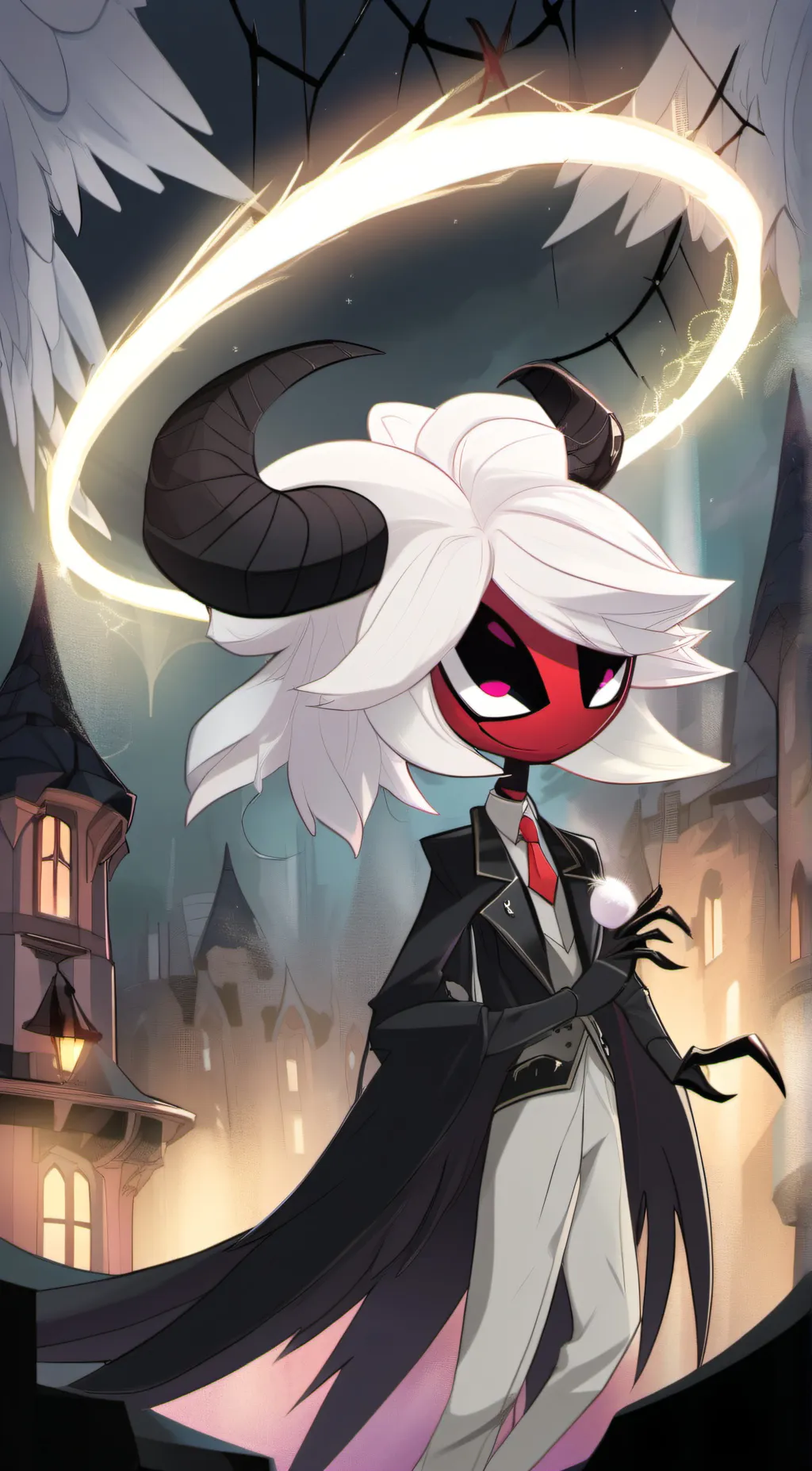 ai character: Blitzø background