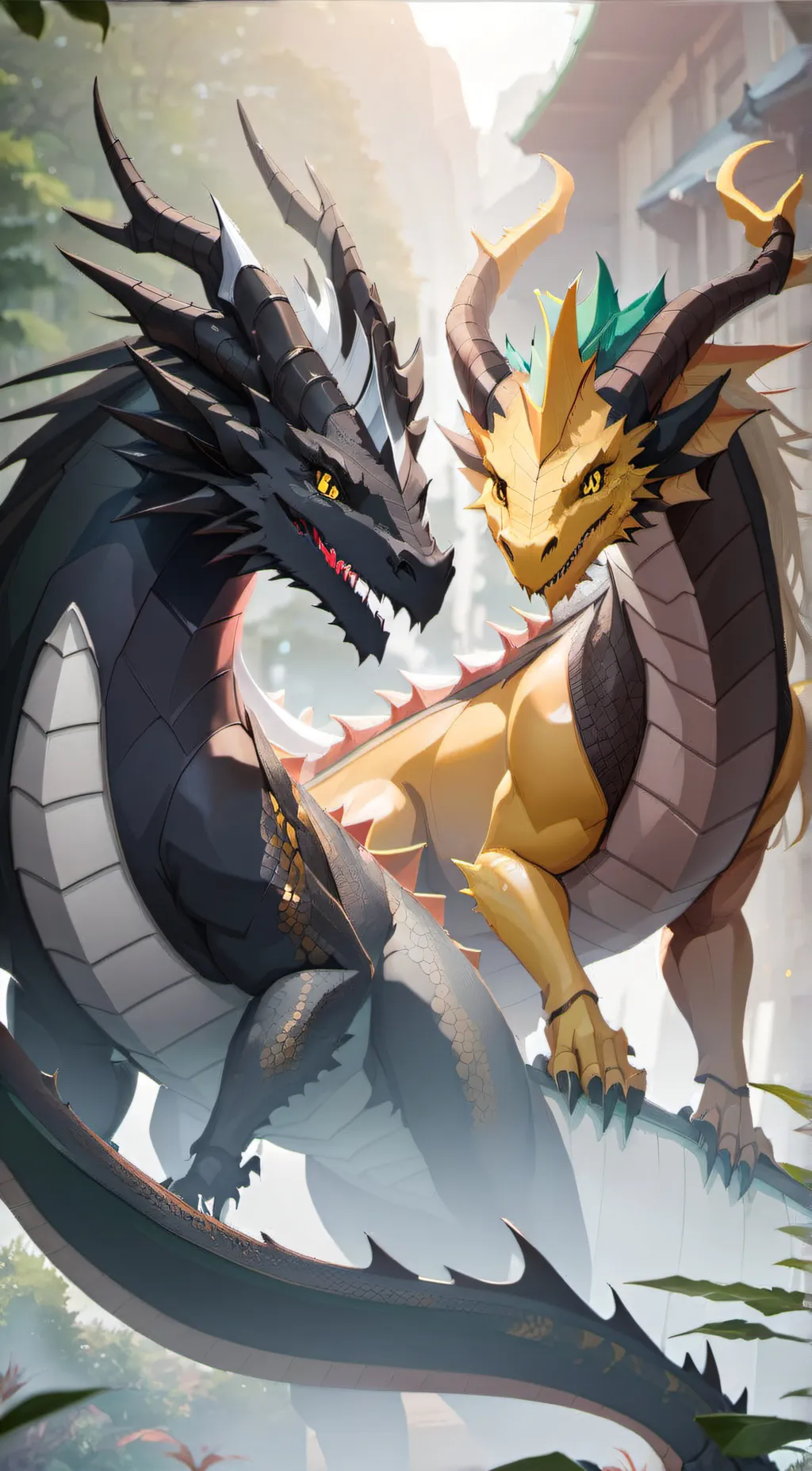 ai character: Wings of fire background