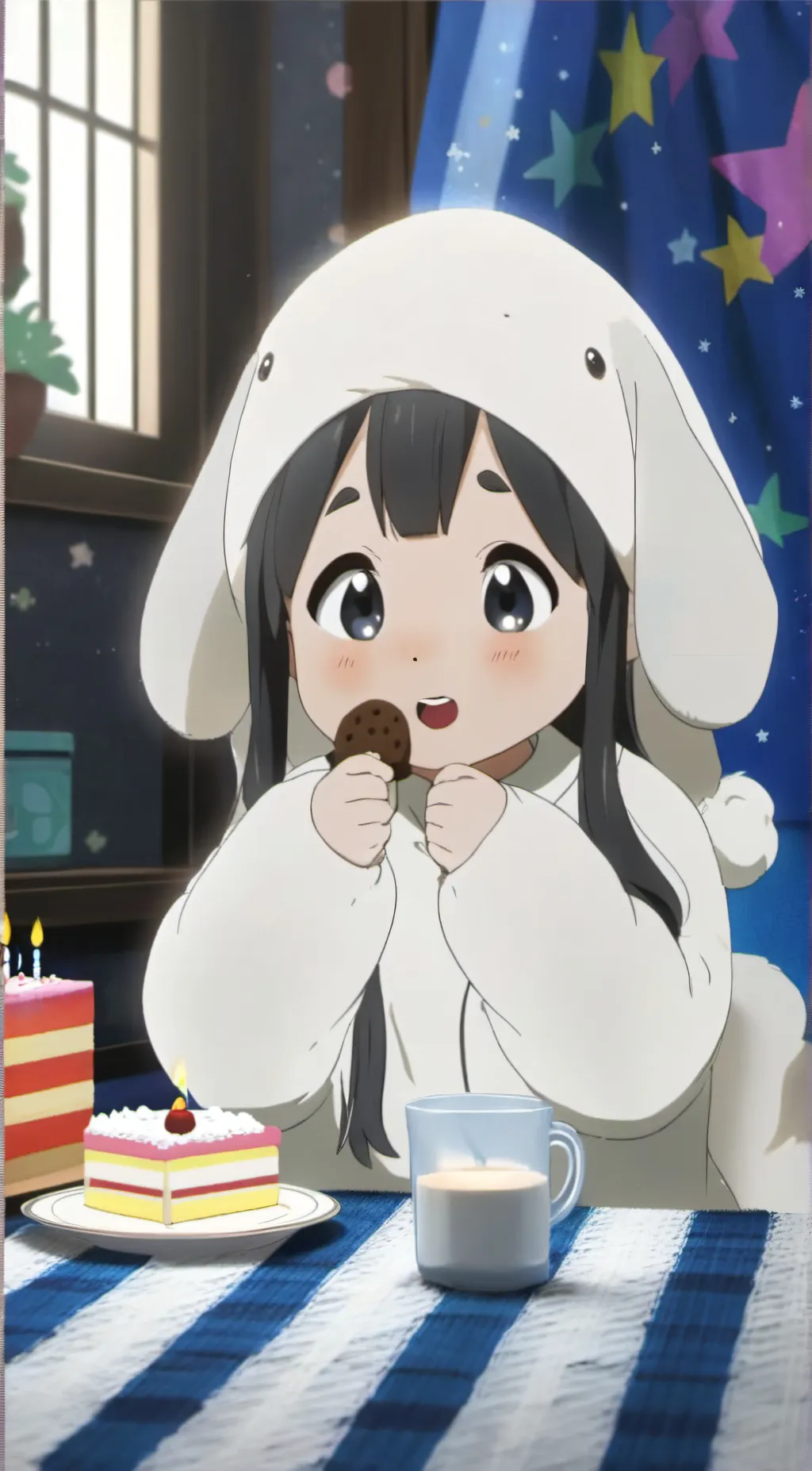ai character: Cinnama-roll background