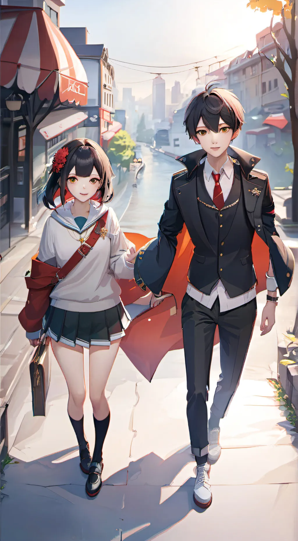 ai character: cc and jj background