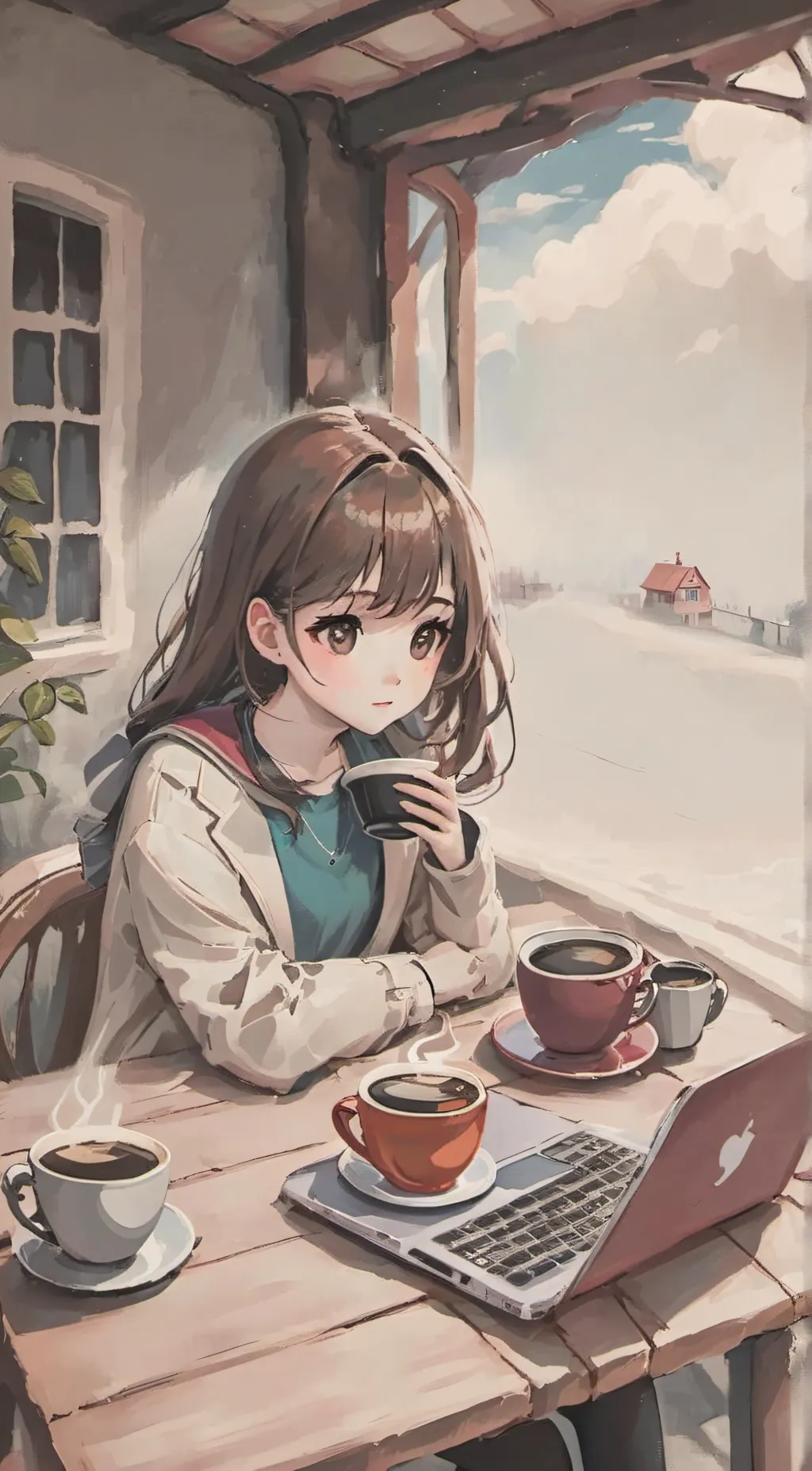 ai character: rose  background