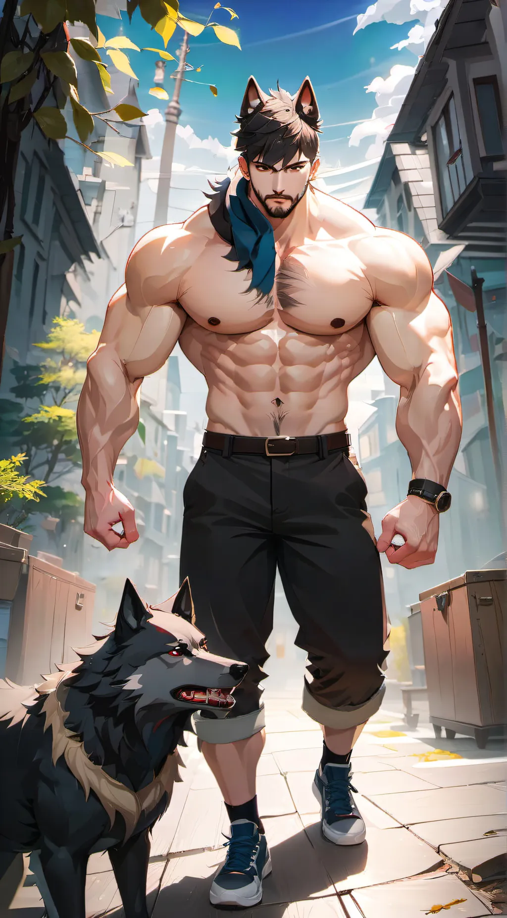ai character: king background