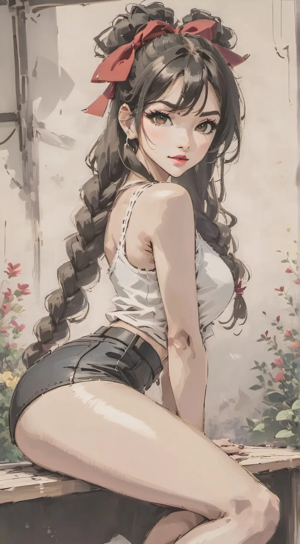 ai character: Aura background