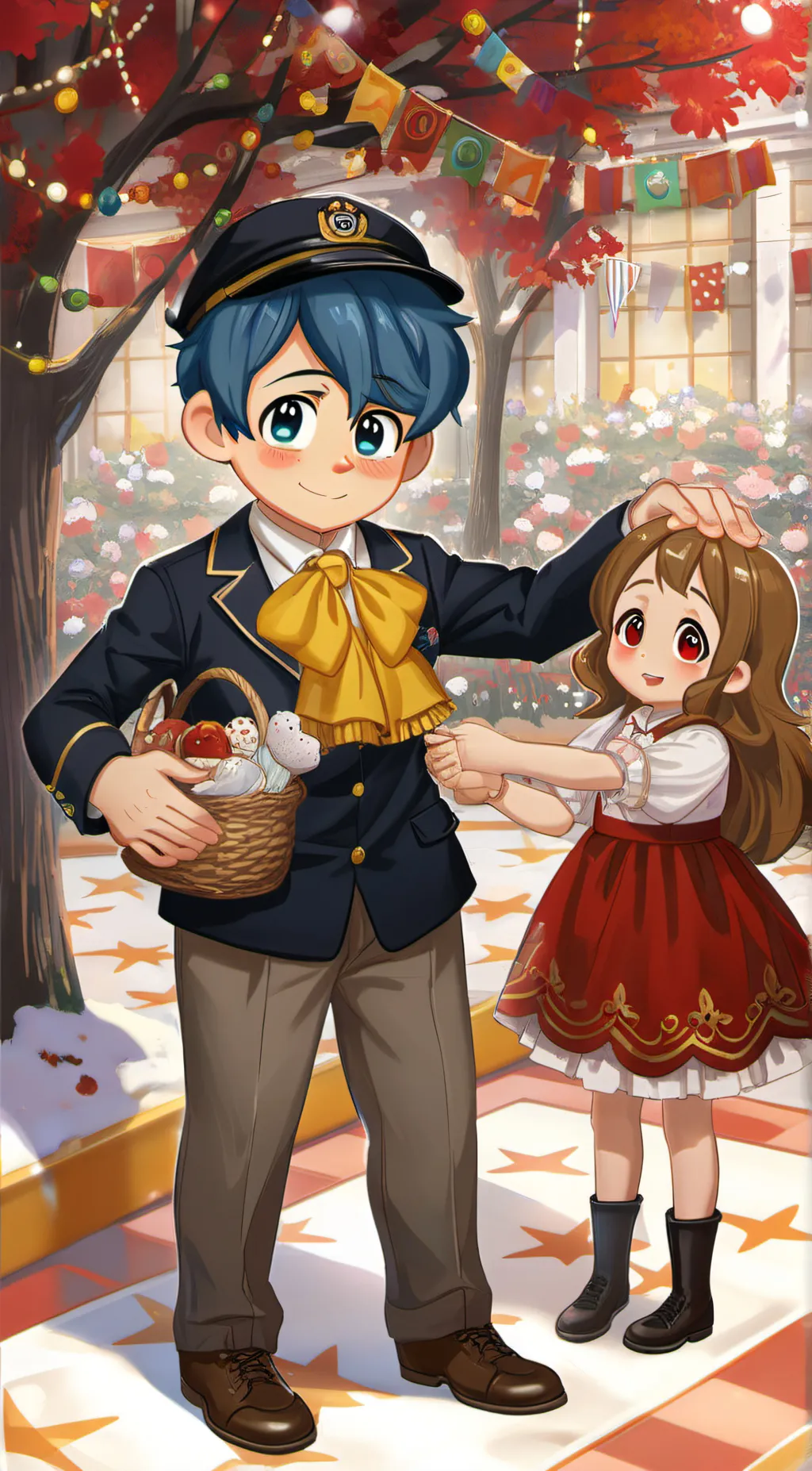 ai character: Wally doll background