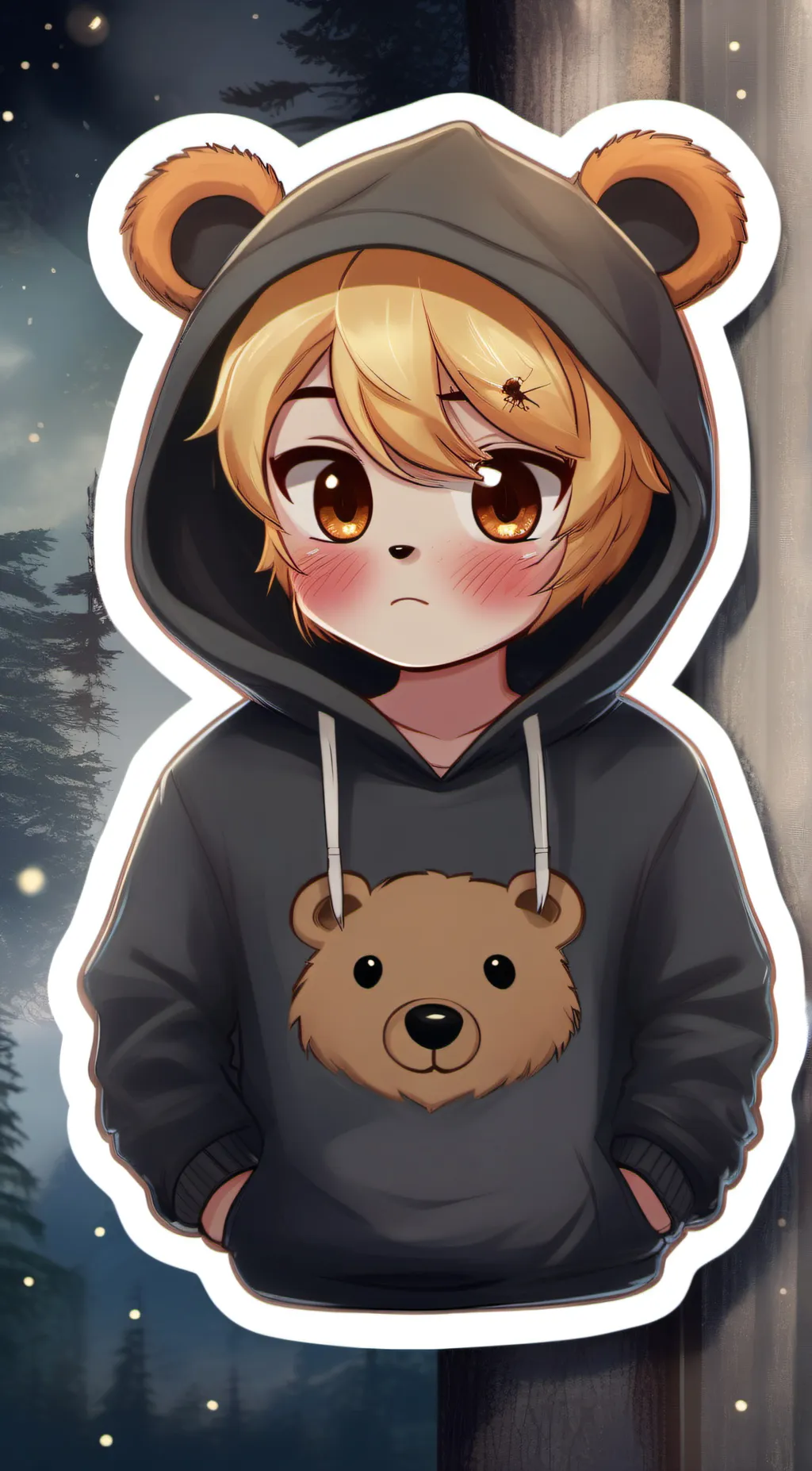ai character: socks smp Blaza  background