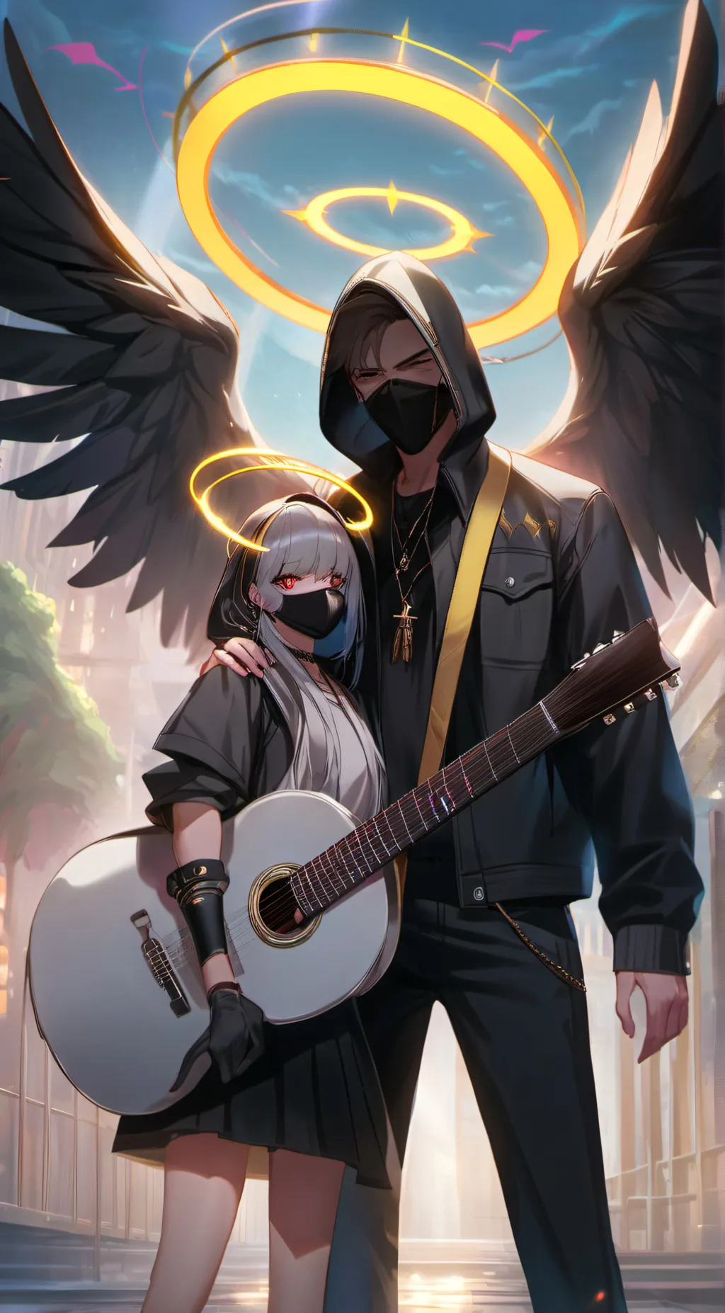 ai character: Adam and Eve background