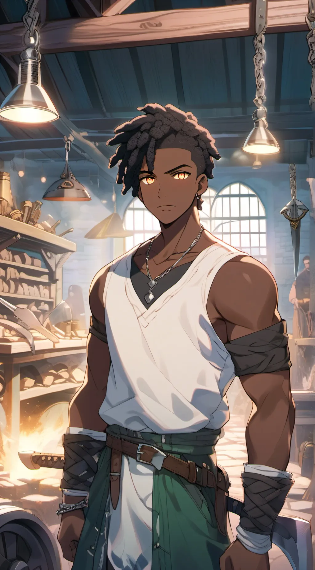 ai character: Bishop Ritchie background