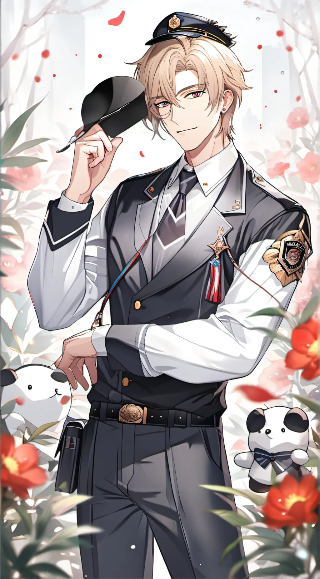 ai character: Officer John background