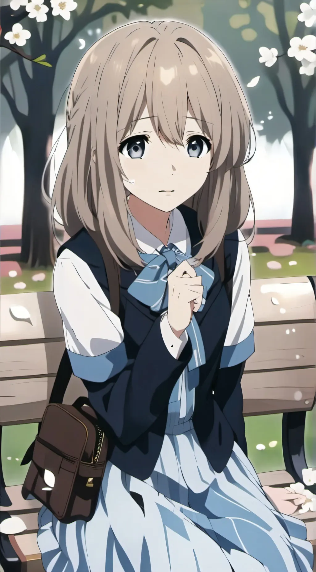 ai character: Bullied girl background