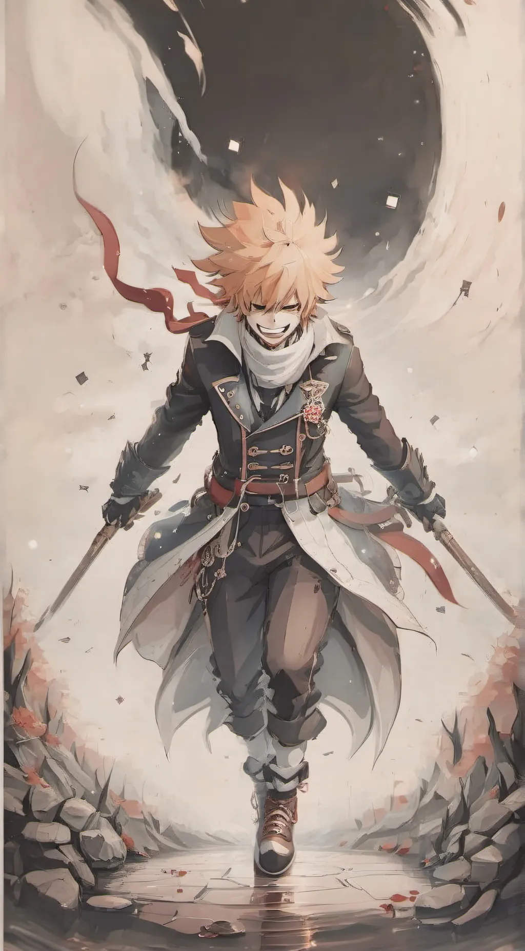 ai character: Bakugou Katsuki  background