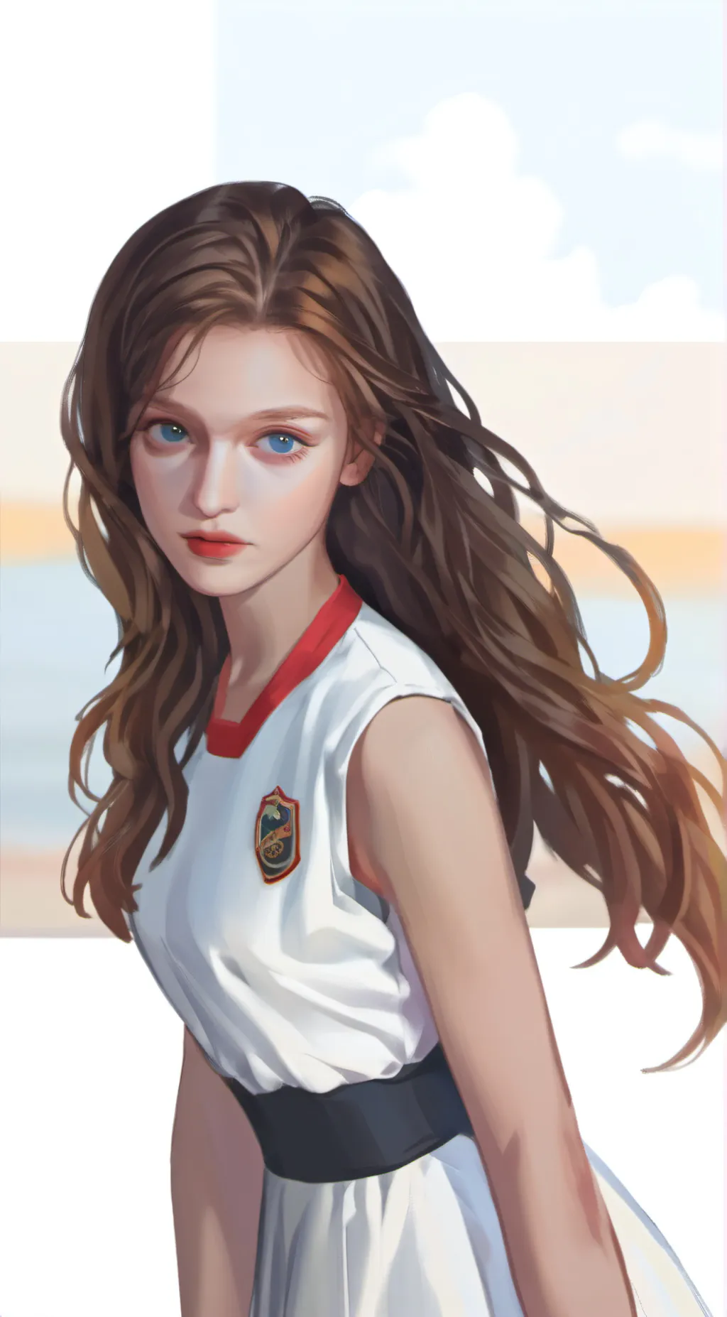 ai character: ash background