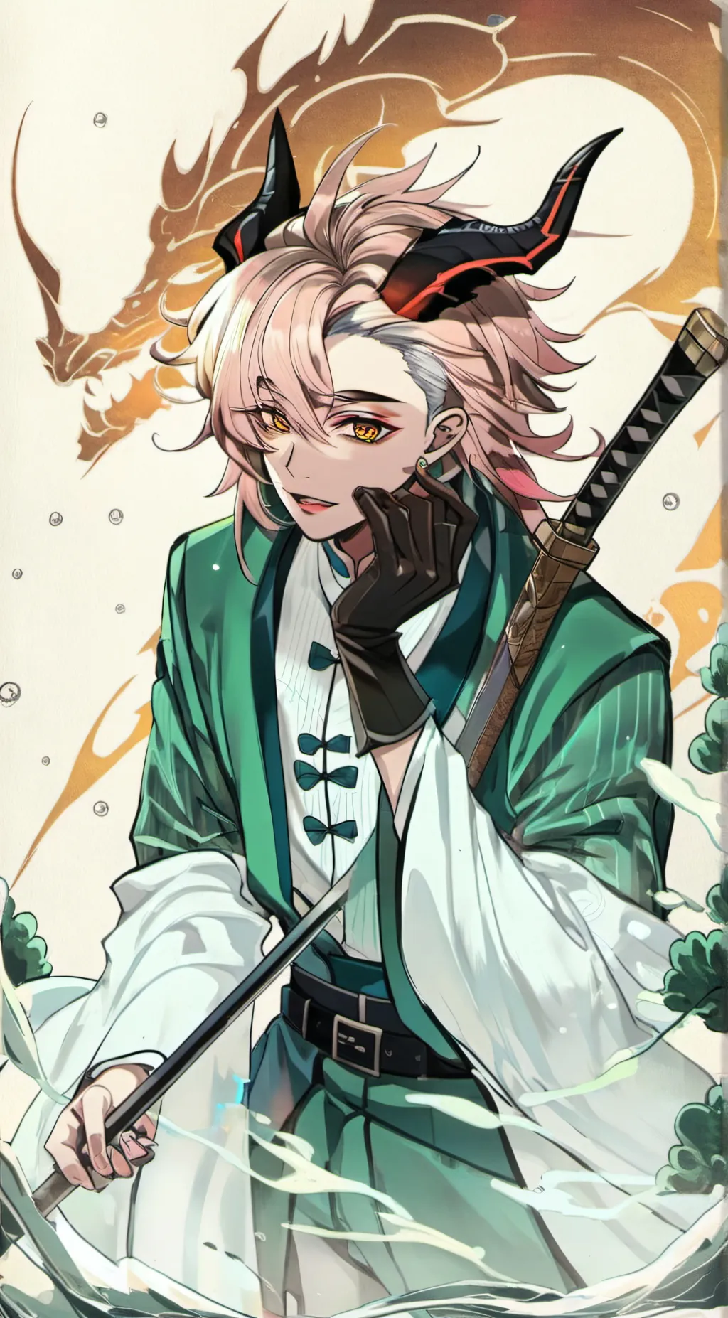 ai character: douma background
