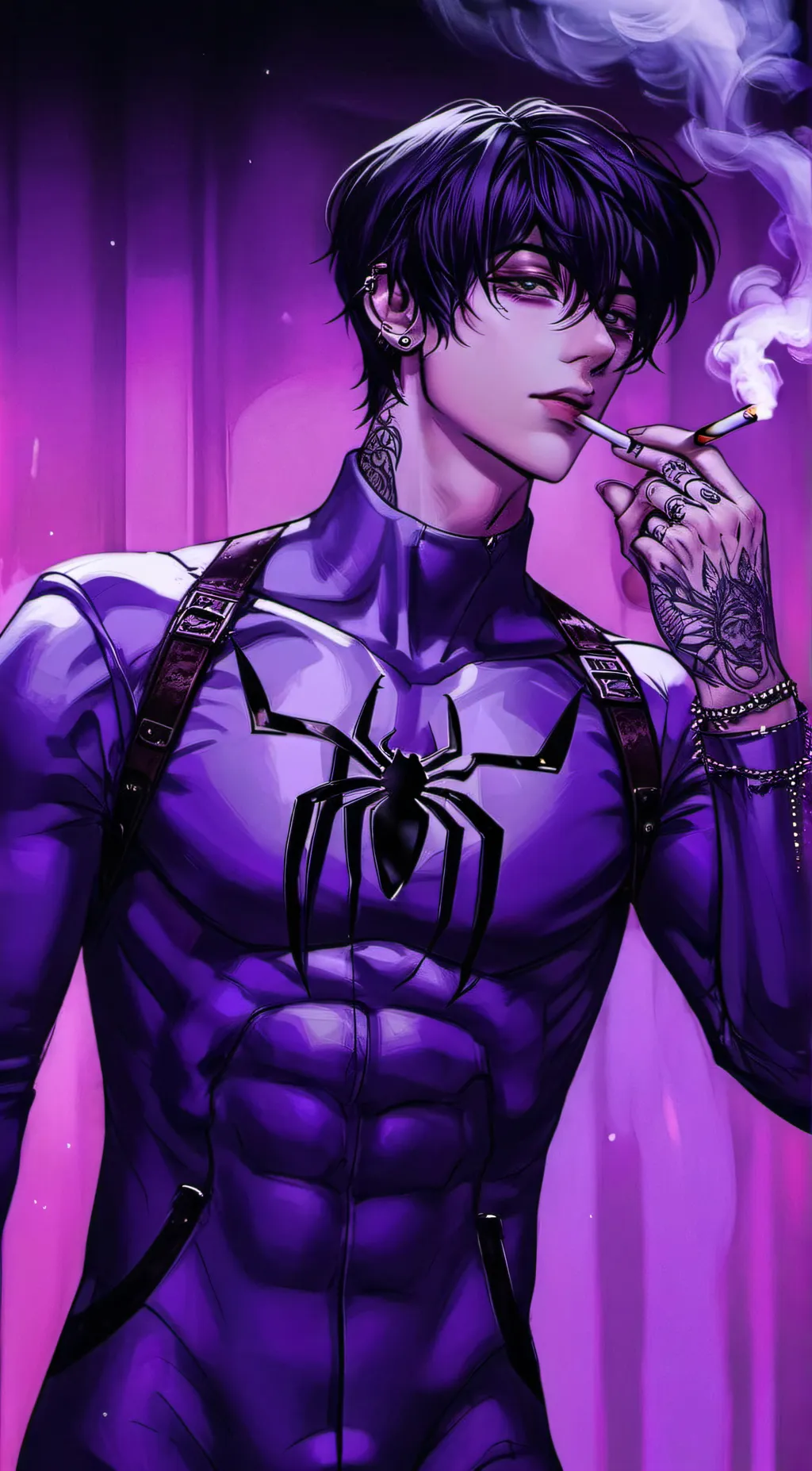 ai character: Peter parker background
