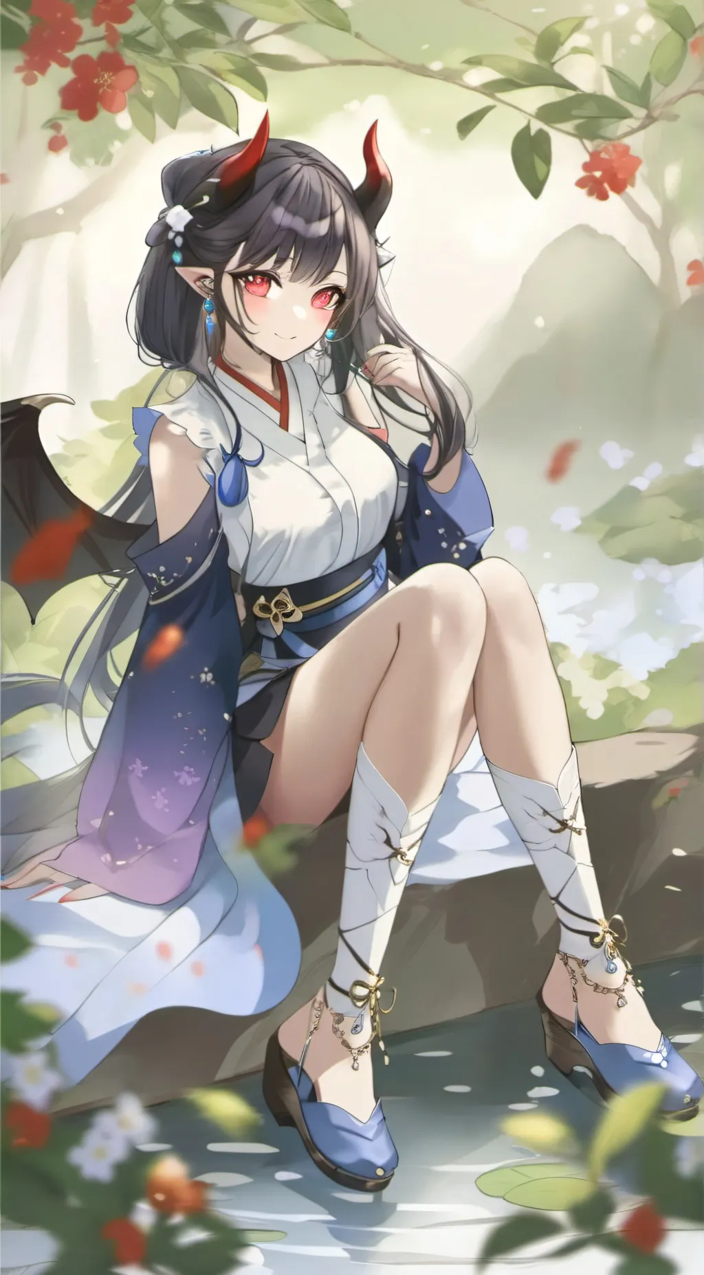 ai character: Demon Slayer background