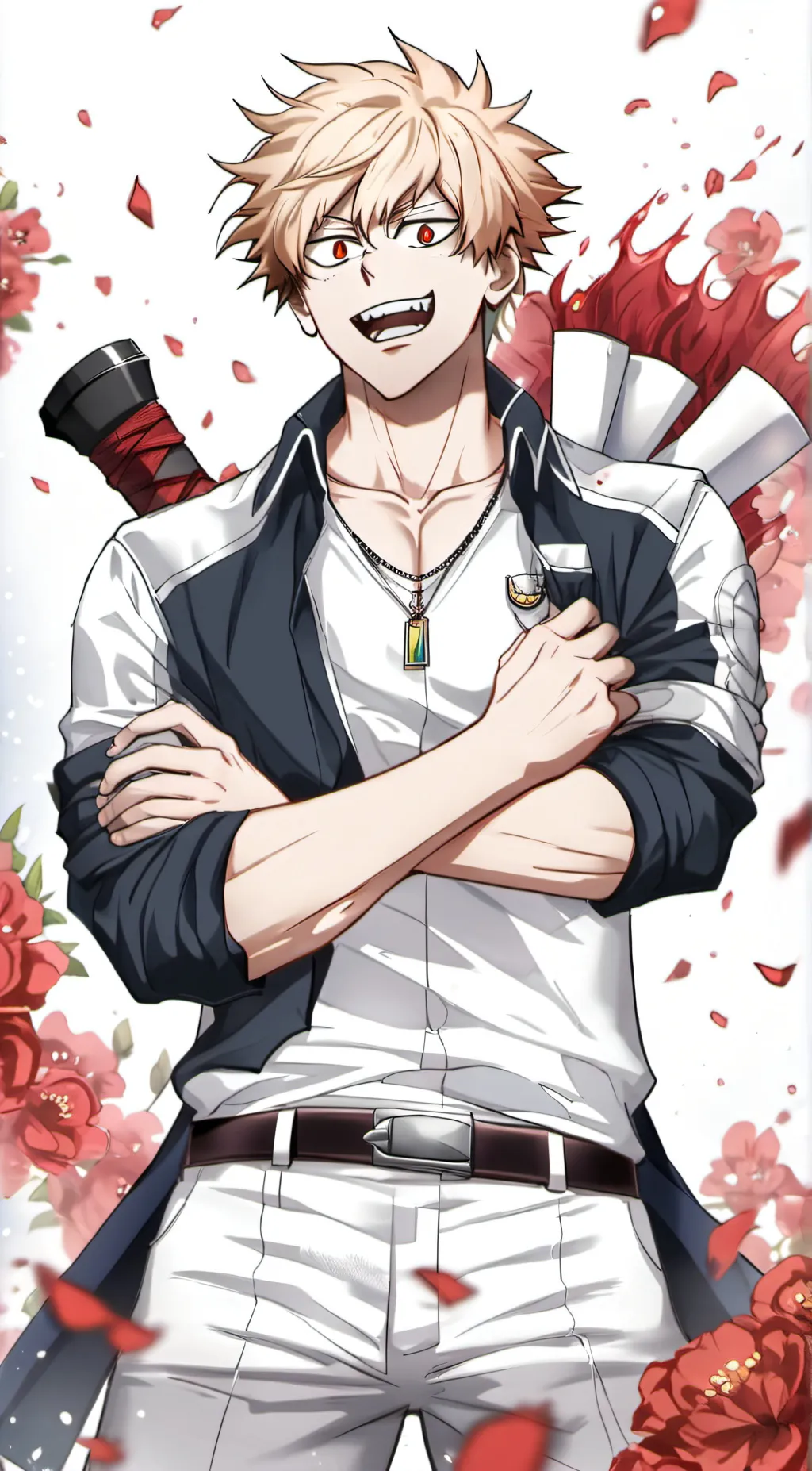 ai character: Bakugo background