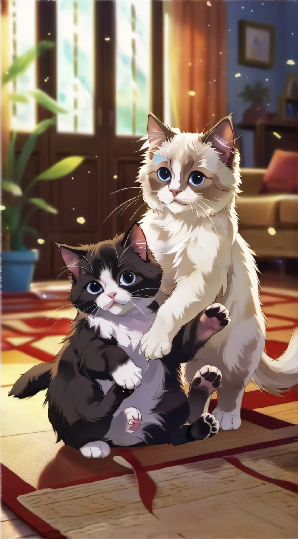 ai character: rusty door handle background