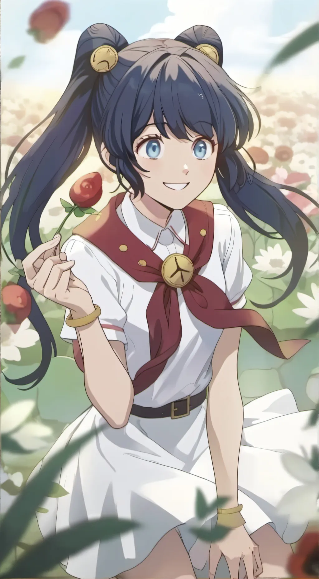 ai character: Marinette  background