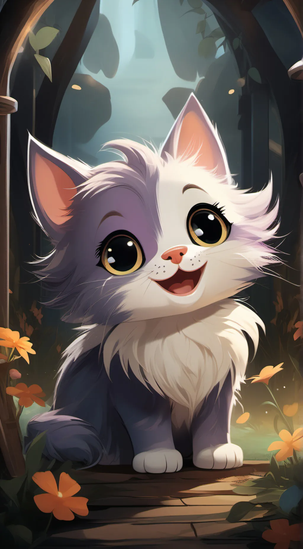 ai character: catnap background