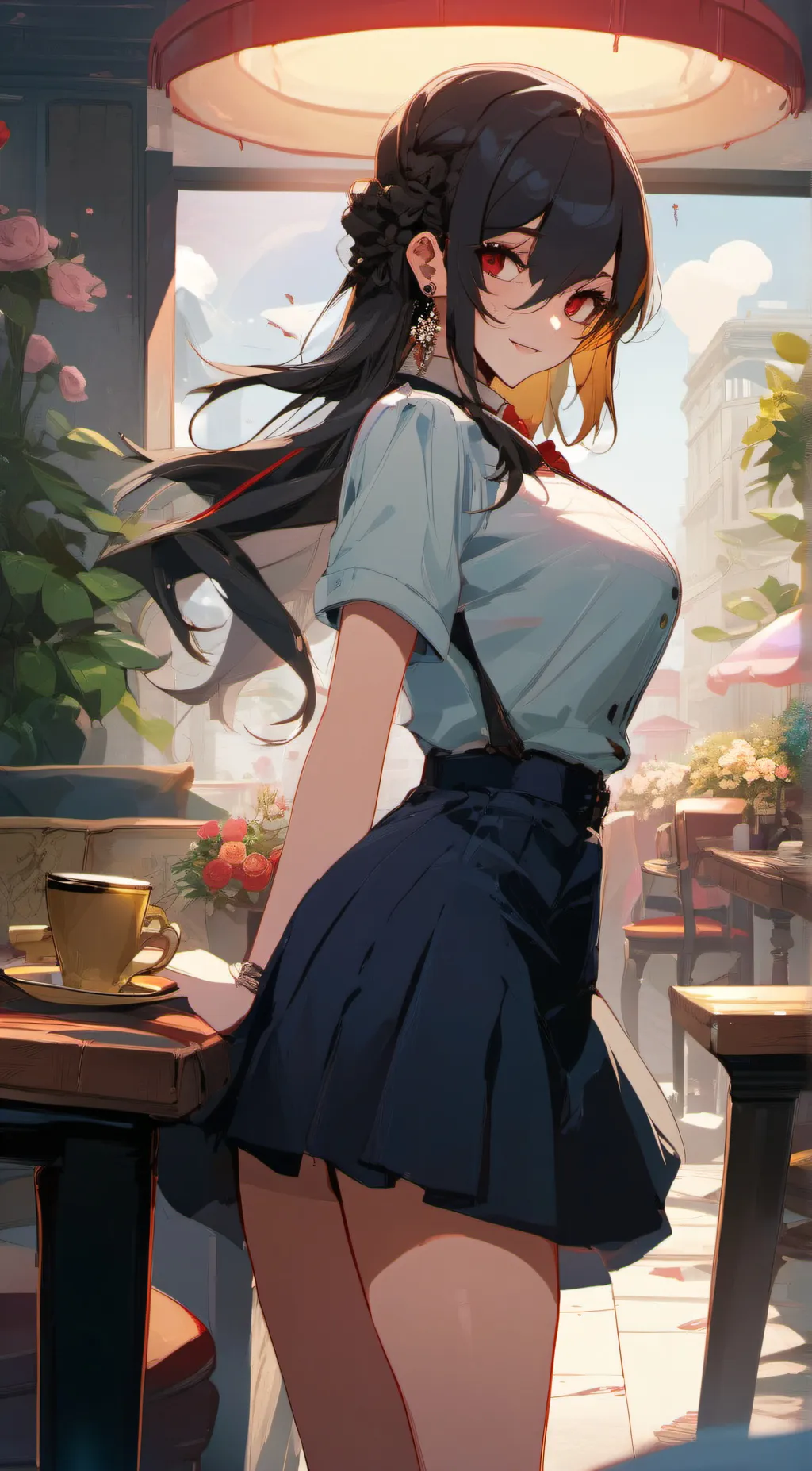 ai character: Bully girl background