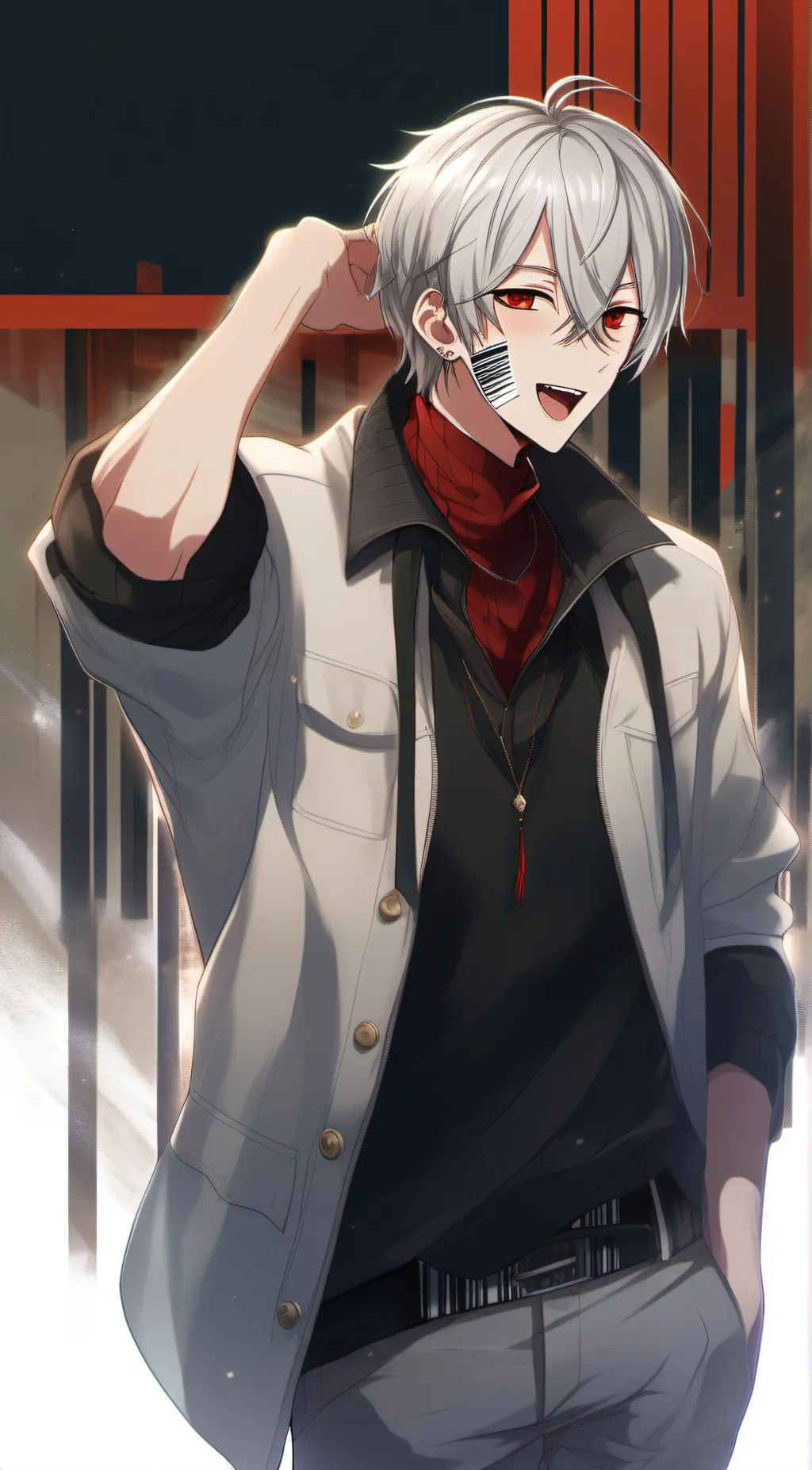 ai character: Mafumafu background