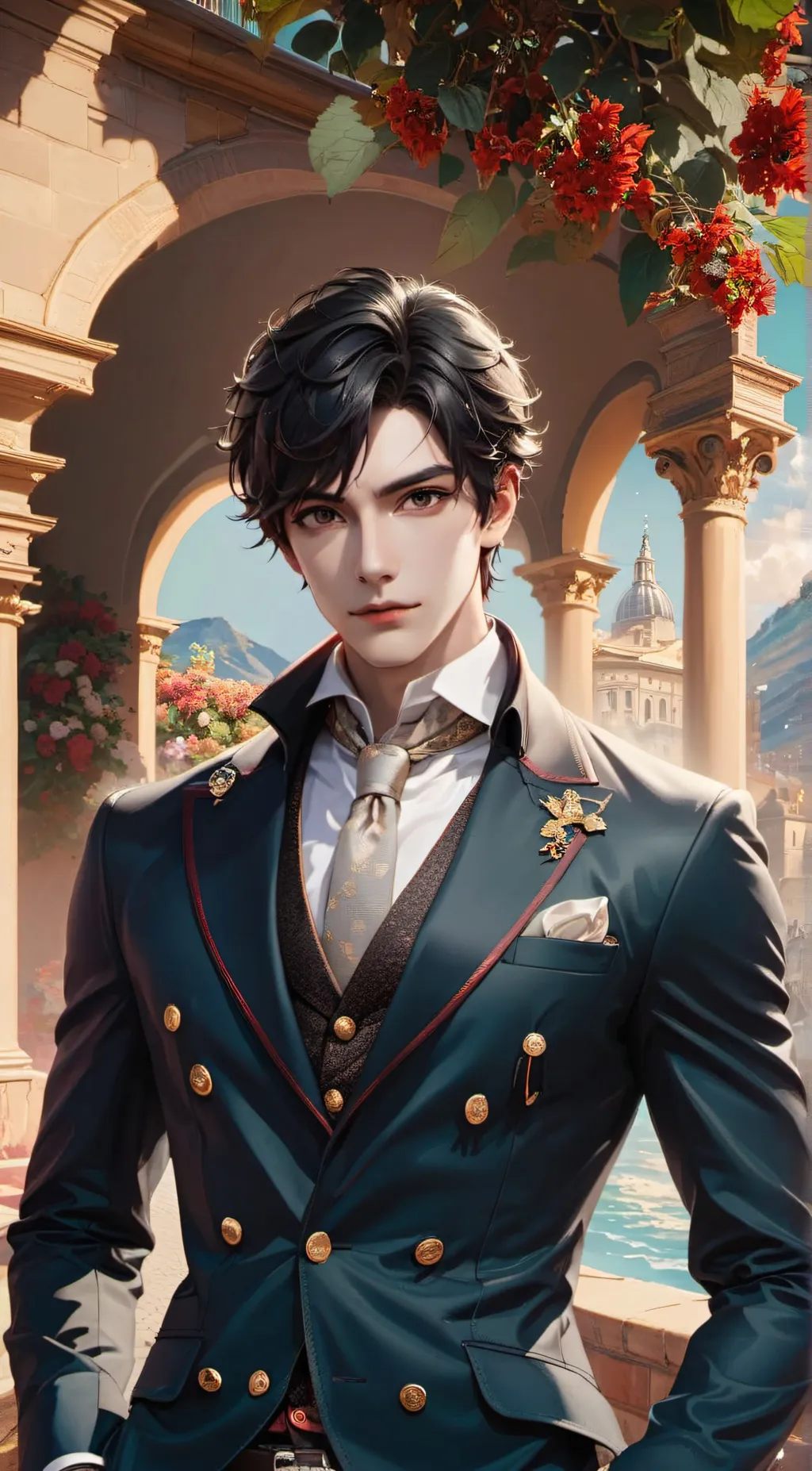 ai character: George  background