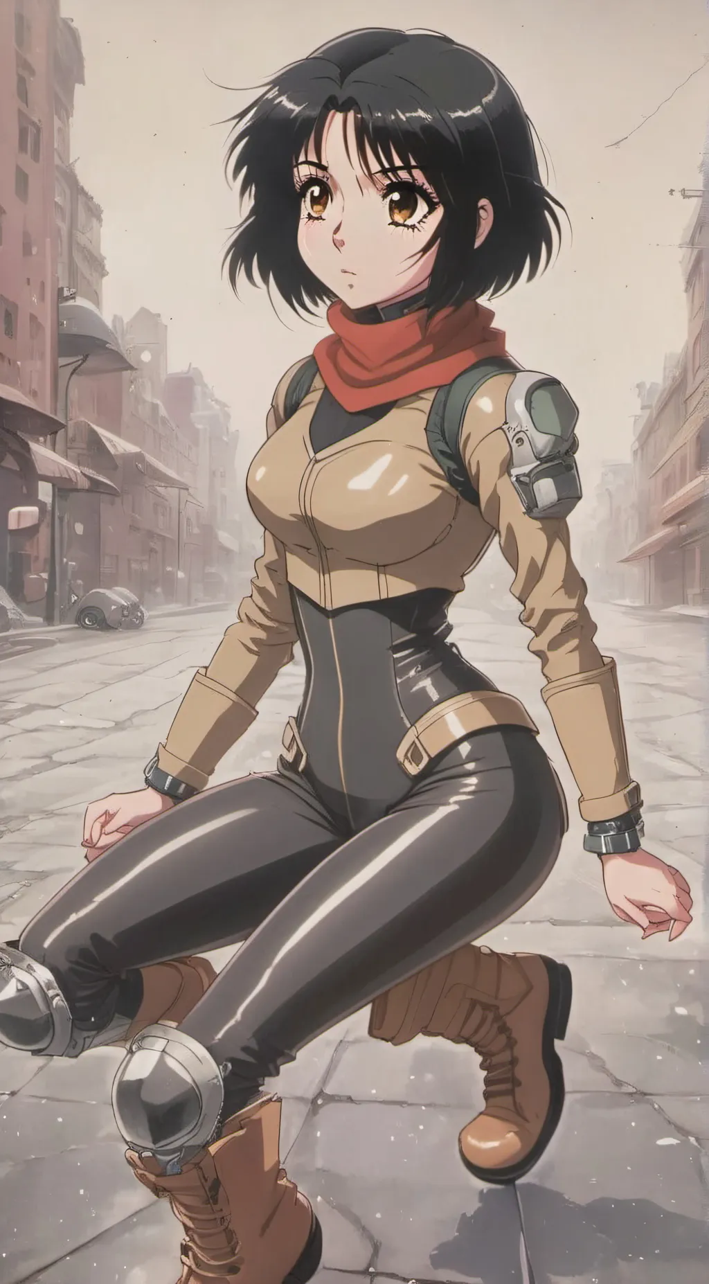 ai character: Alita☆ background