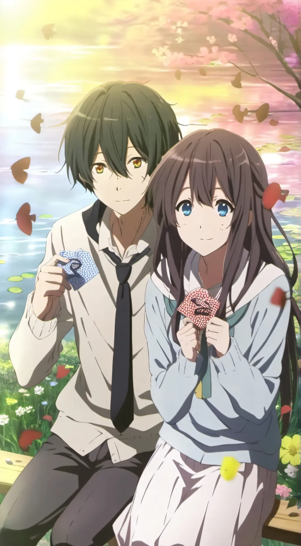 ai character: horimiya background