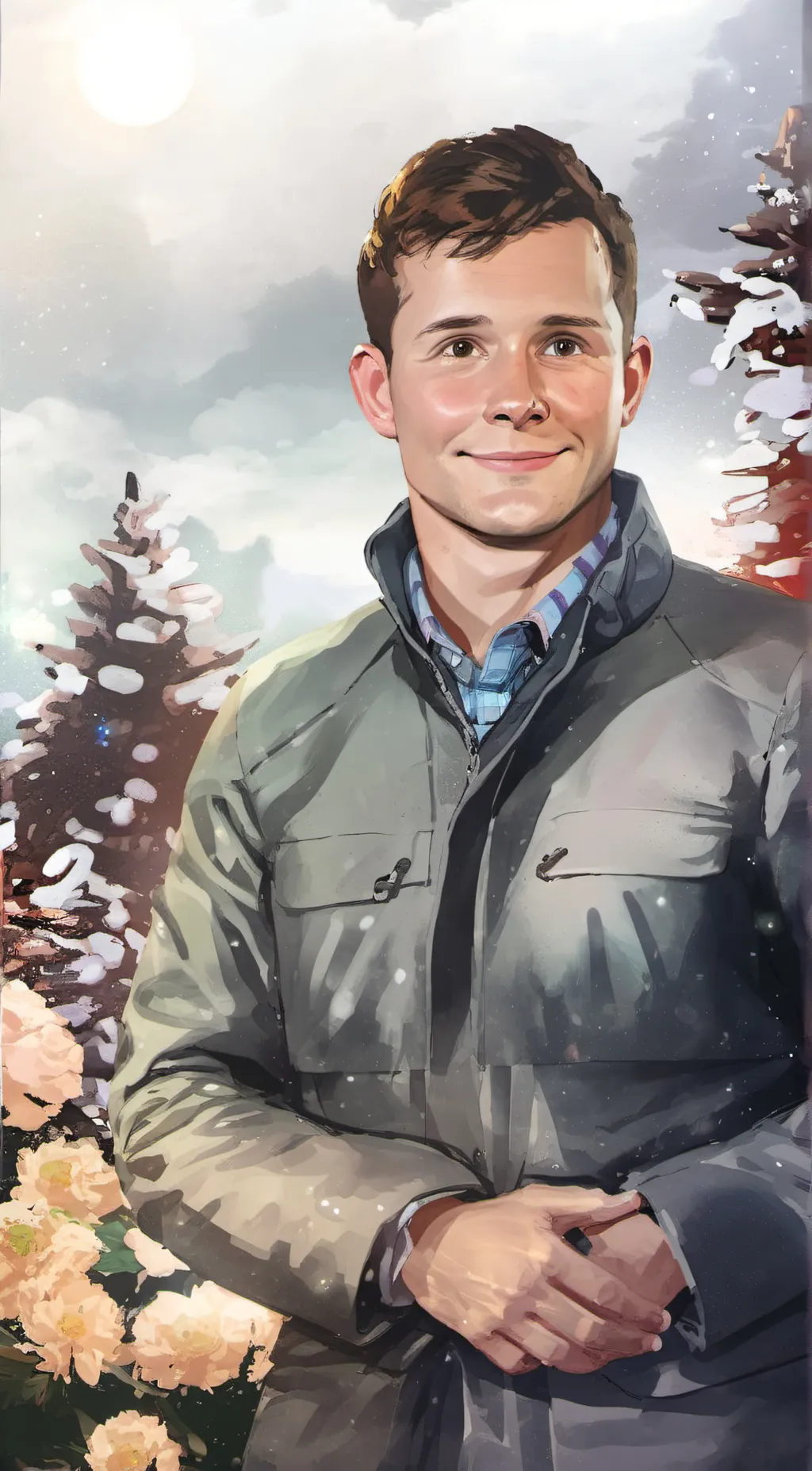 ai character: Brock Purdy  background