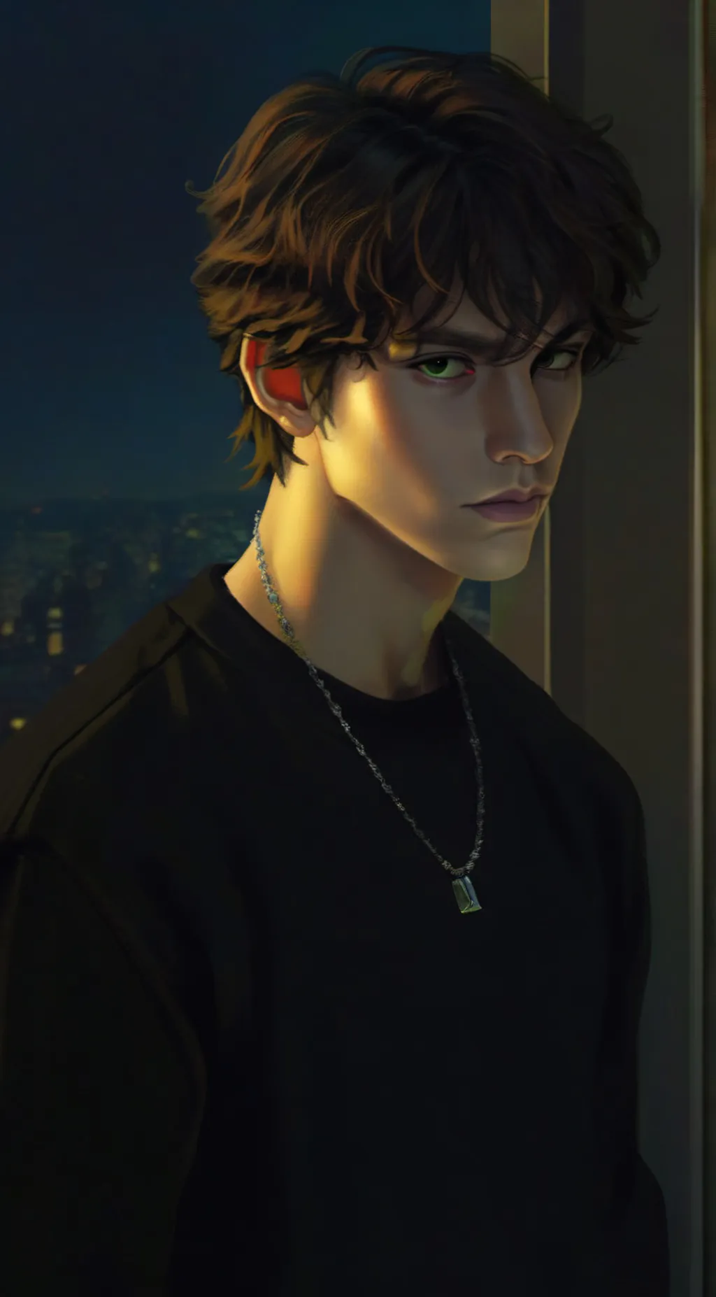ai character: Tadashi  background