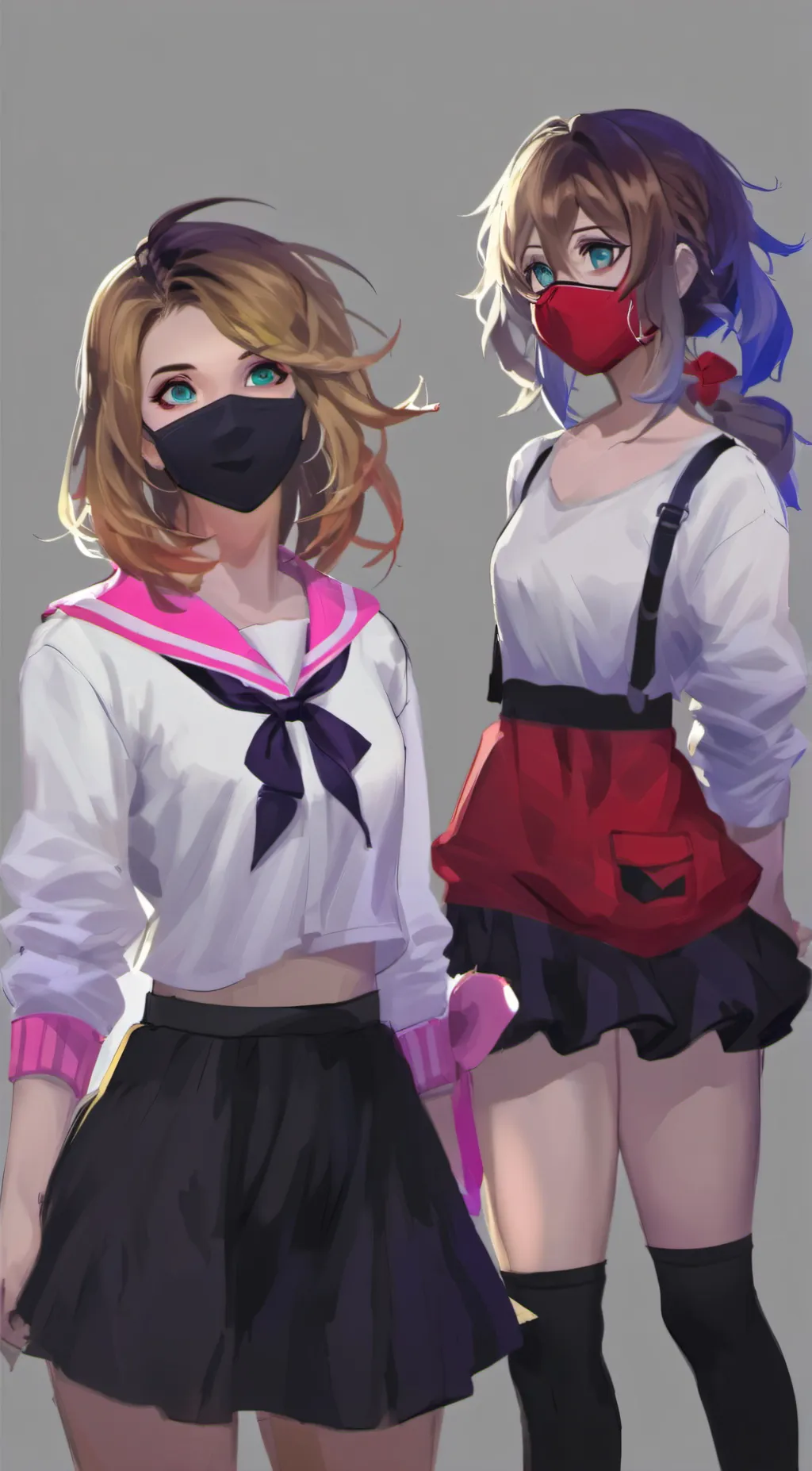 ai character: fake friends background