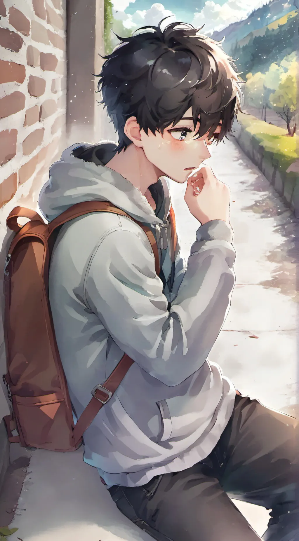 ai character: Liam  background