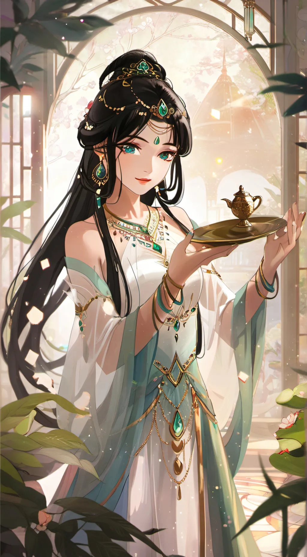 ai character: jasmine background