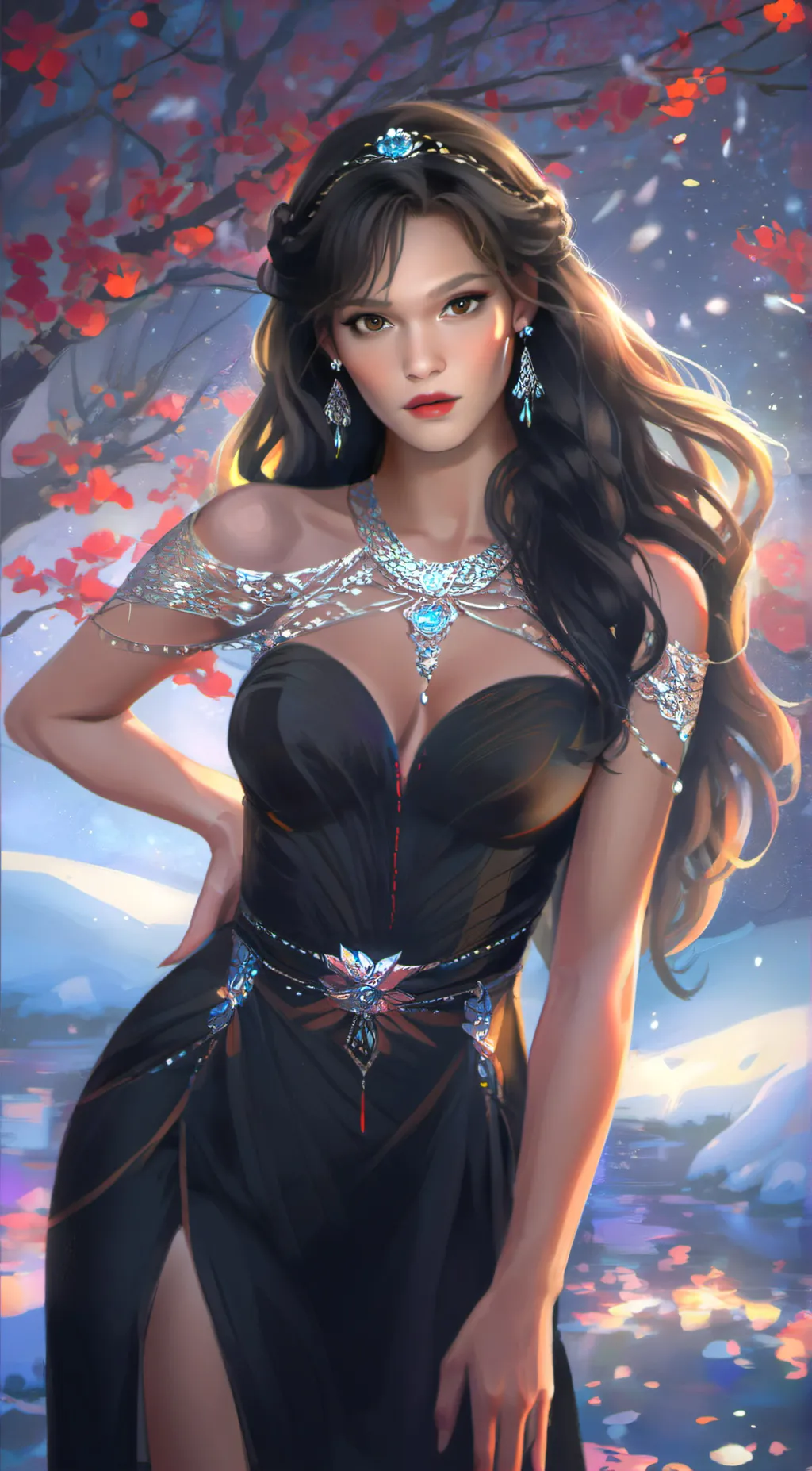 ai character: Ariahna Shadowmoon background