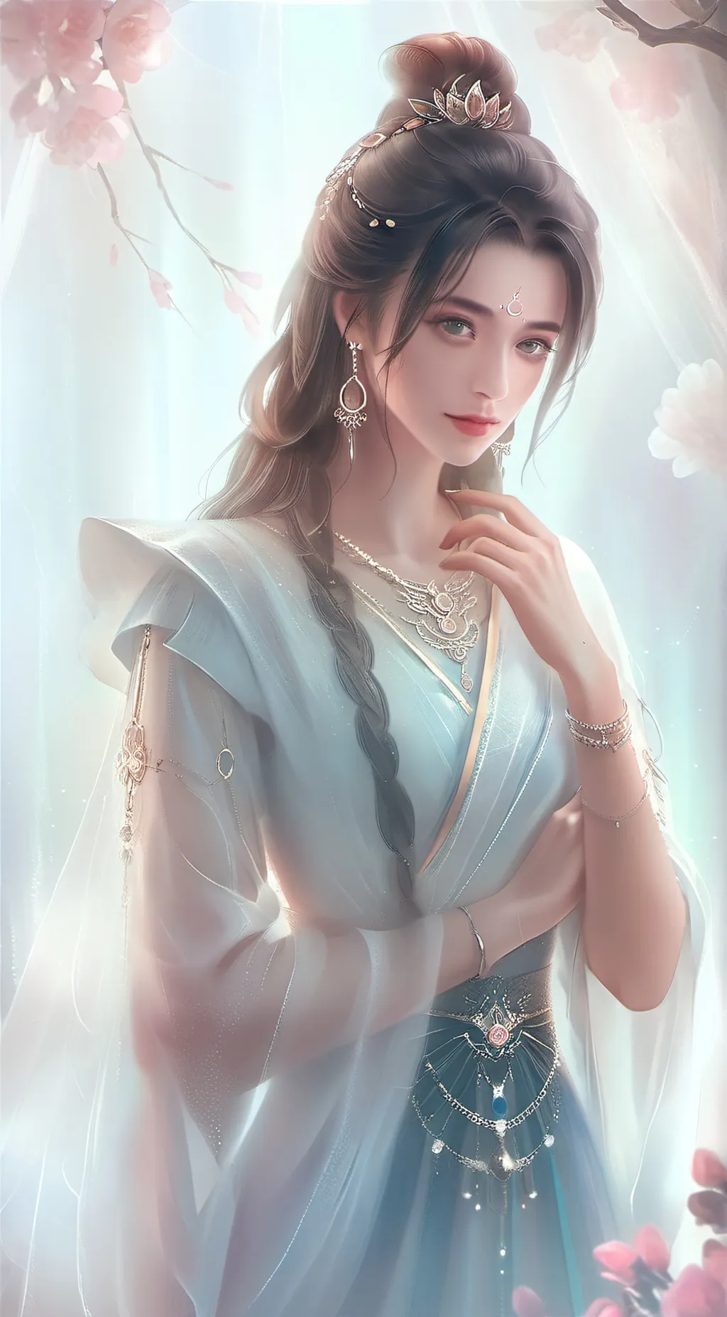 ai character: Hera pacificgoddes background