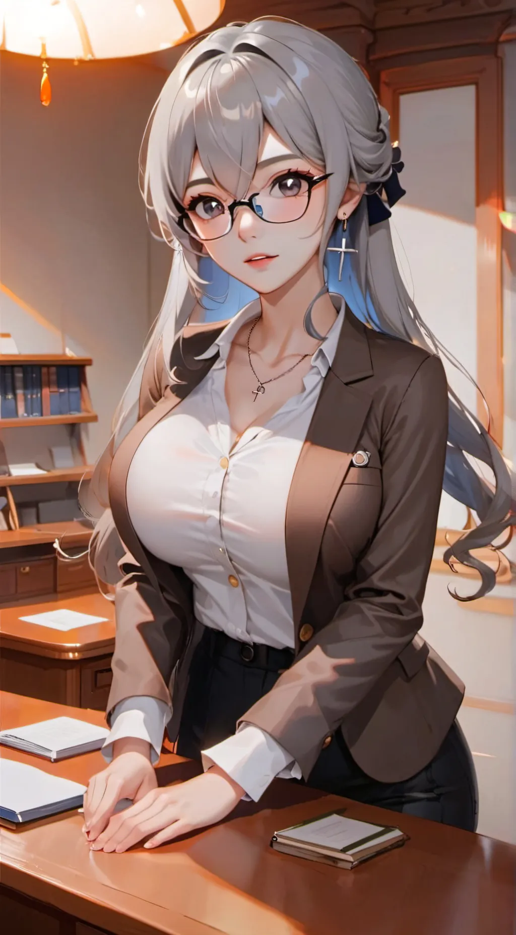 ai character: Sylvia  background