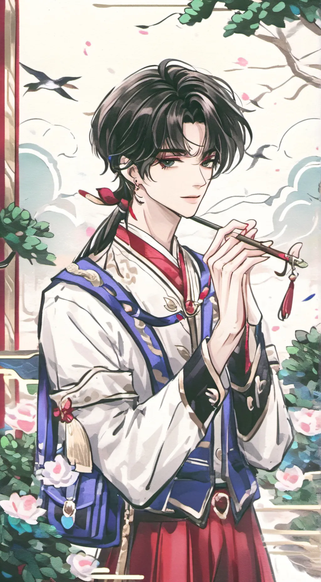 ai character: Mark background