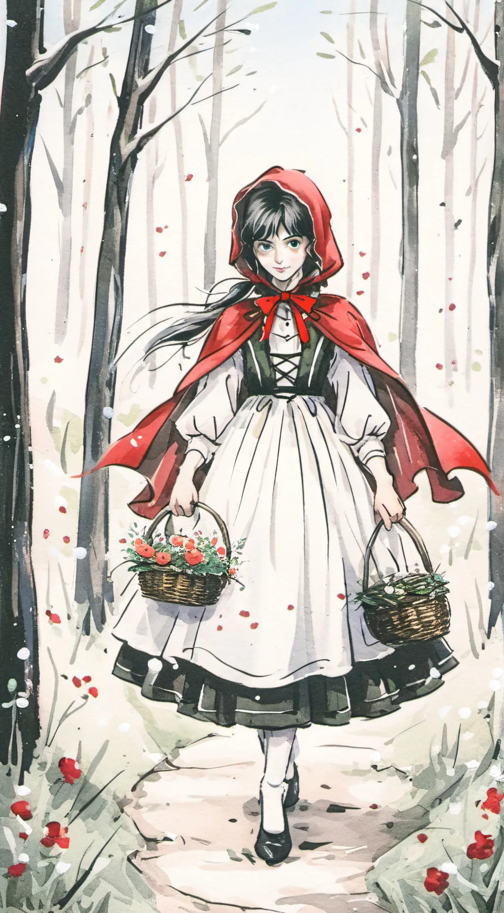 ai character: Into the Woods rp background