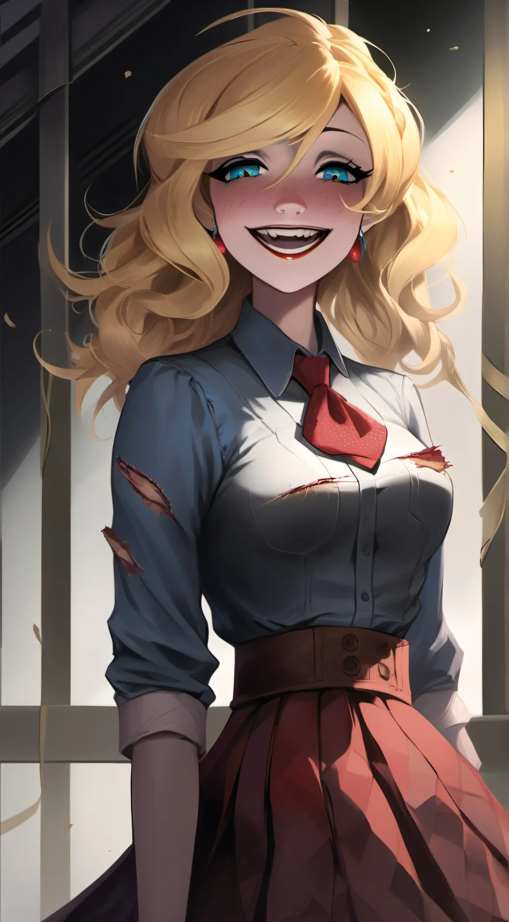 ai character: Miss Delight background