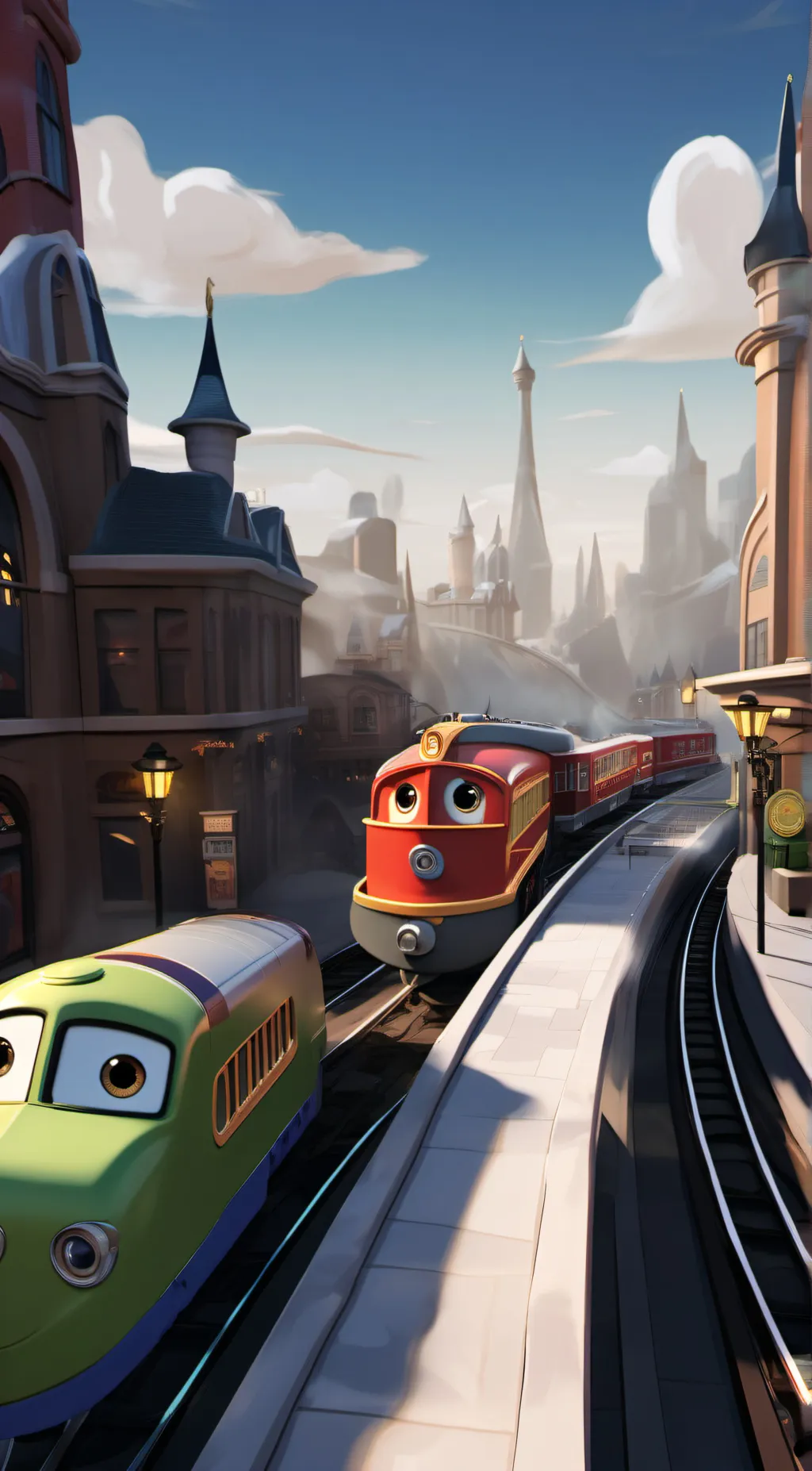 ai character: Chuggington background