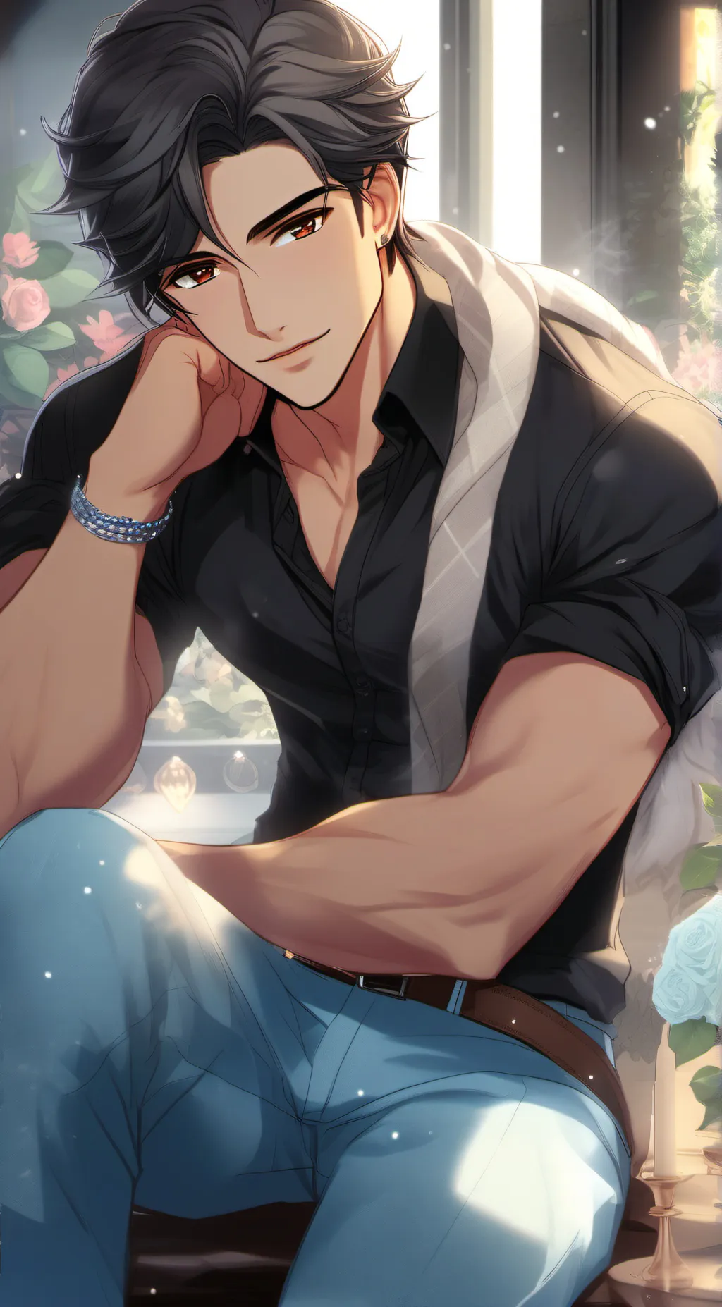 ai character: Evan background