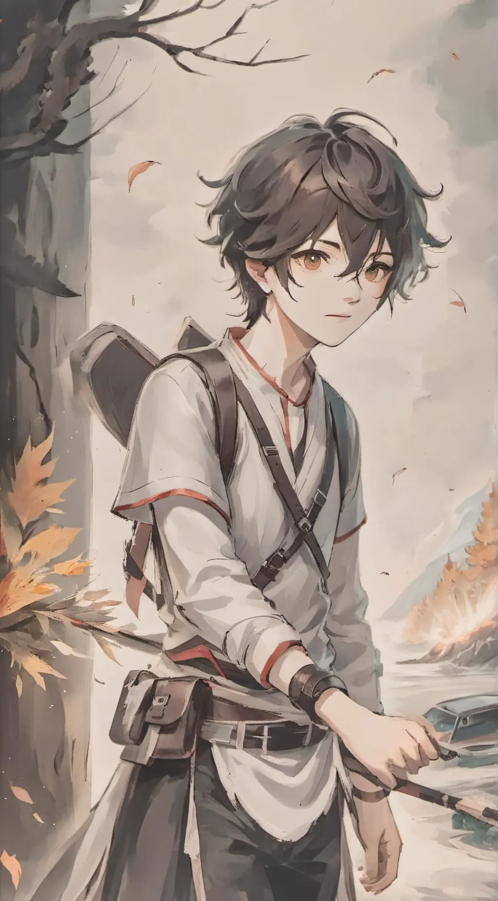 ai character: Andrew  background