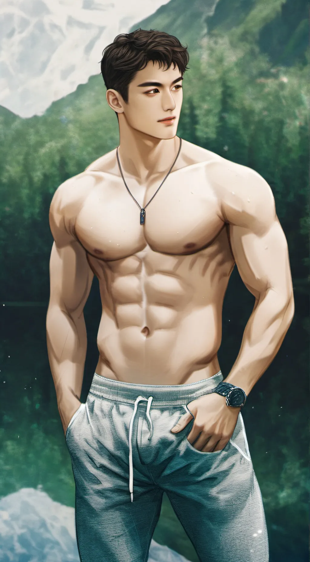 ai character: Hot Boss background