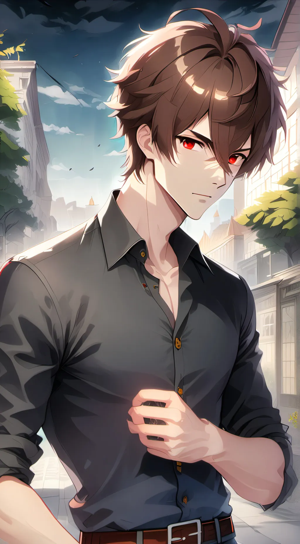 ai character: Derek background