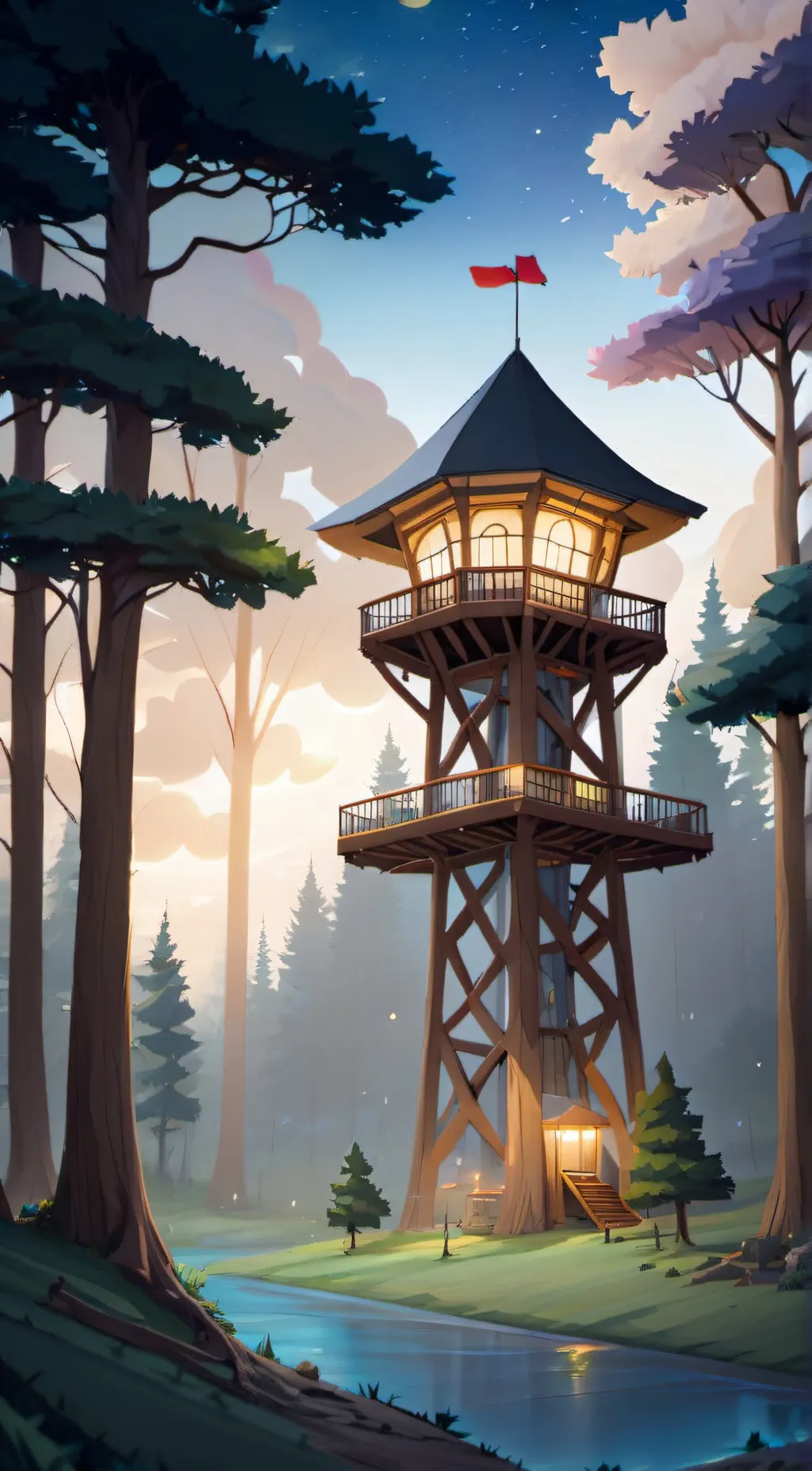 ai character: Tower 10 background